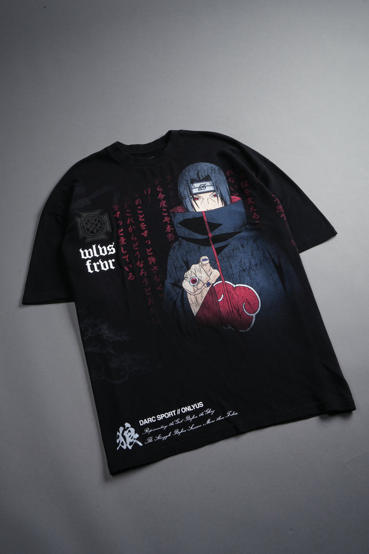 Akatsuki Itachi "Side-By-Side" Series Premium Tee in Black