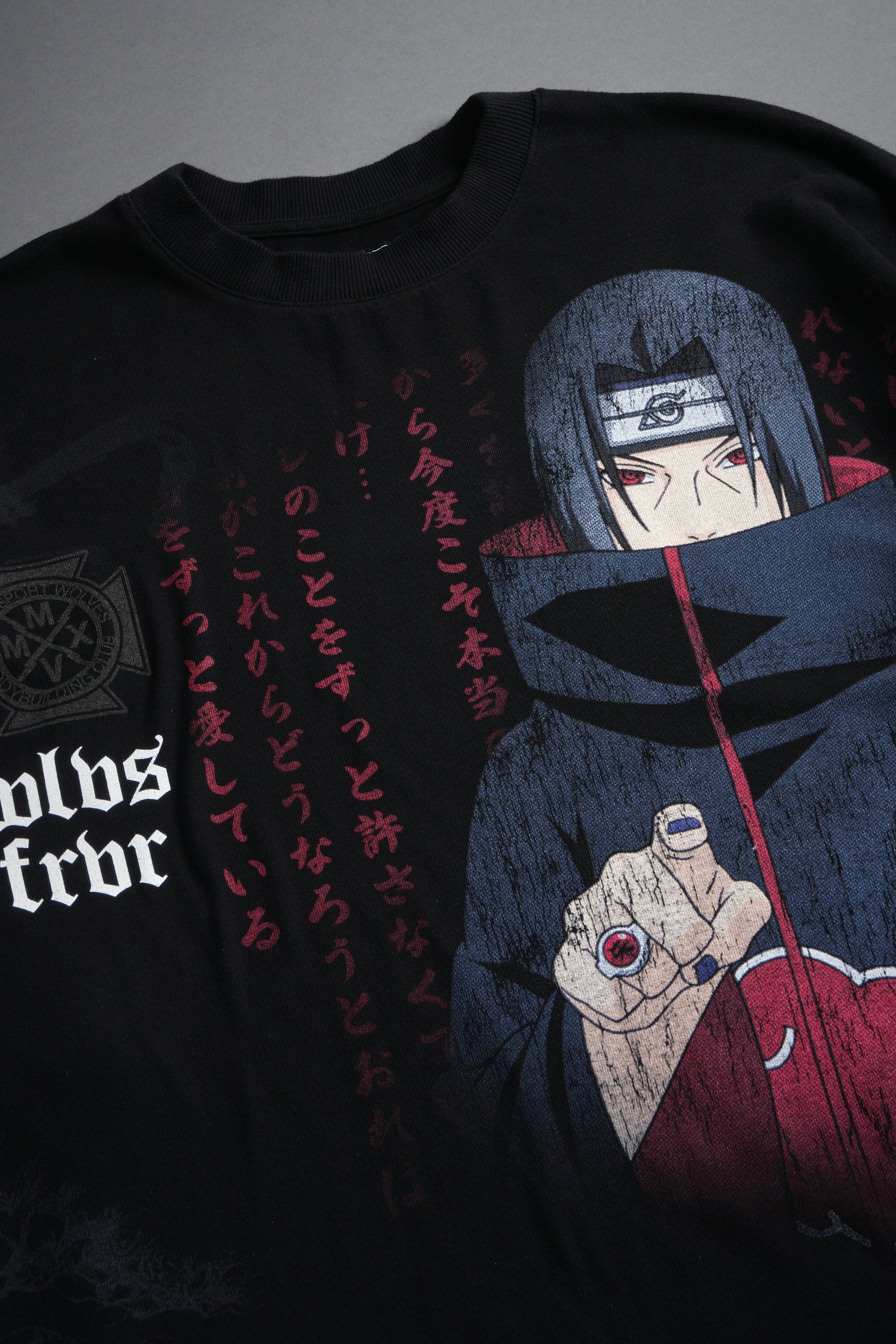 Akatsuki Itachi "Side-By-Side" Series Premium Tee in Black