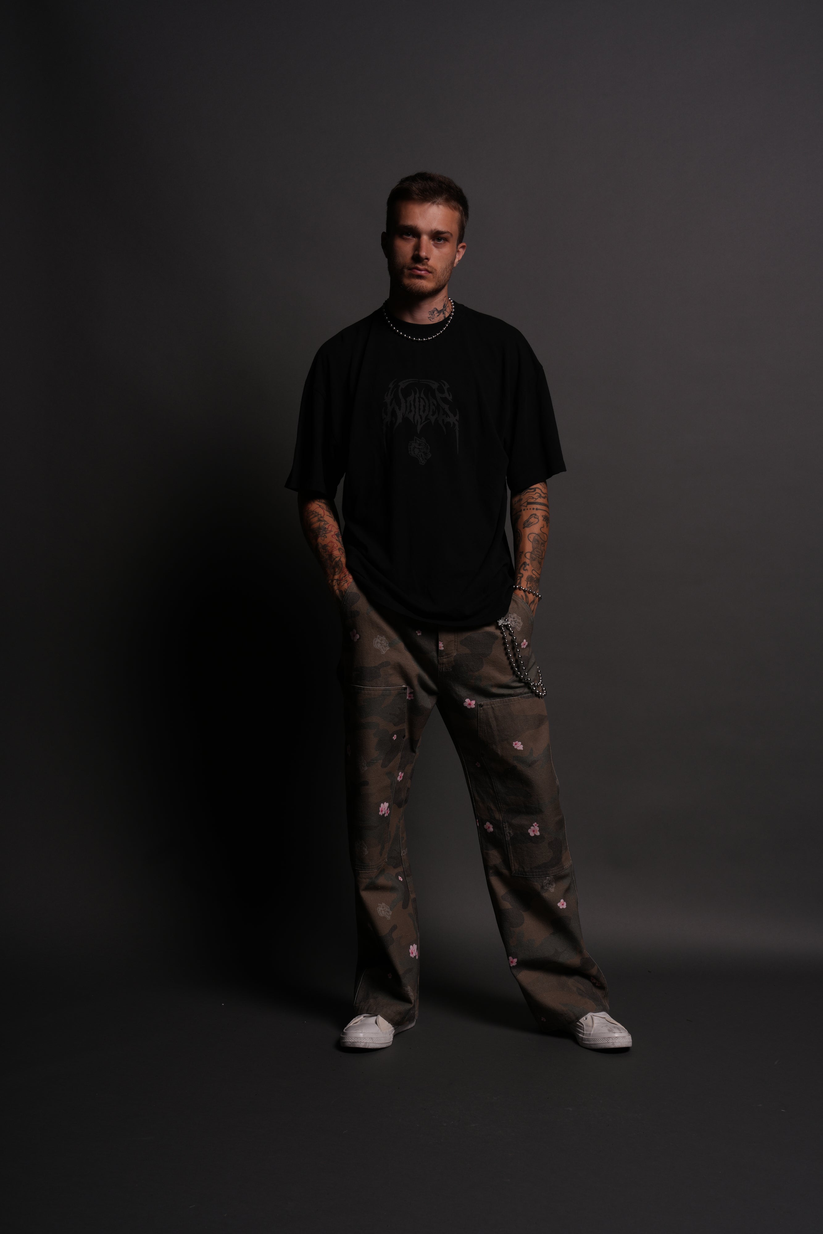Ukiyo-e "Premium" Tee in Black