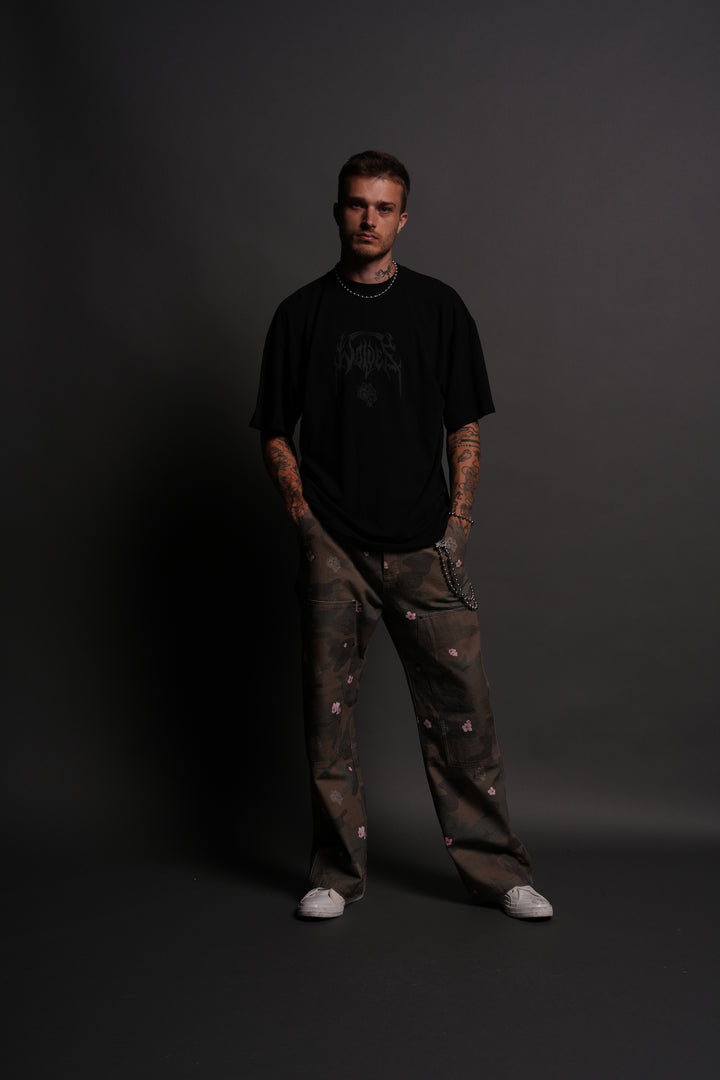 Ukiyo-e "Premium" Tee in Black