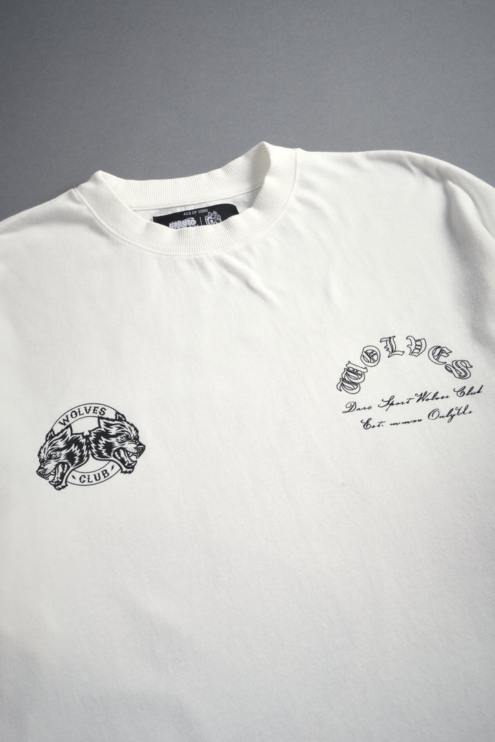 No Pain No Gain Premium Oversized Tee in Cream