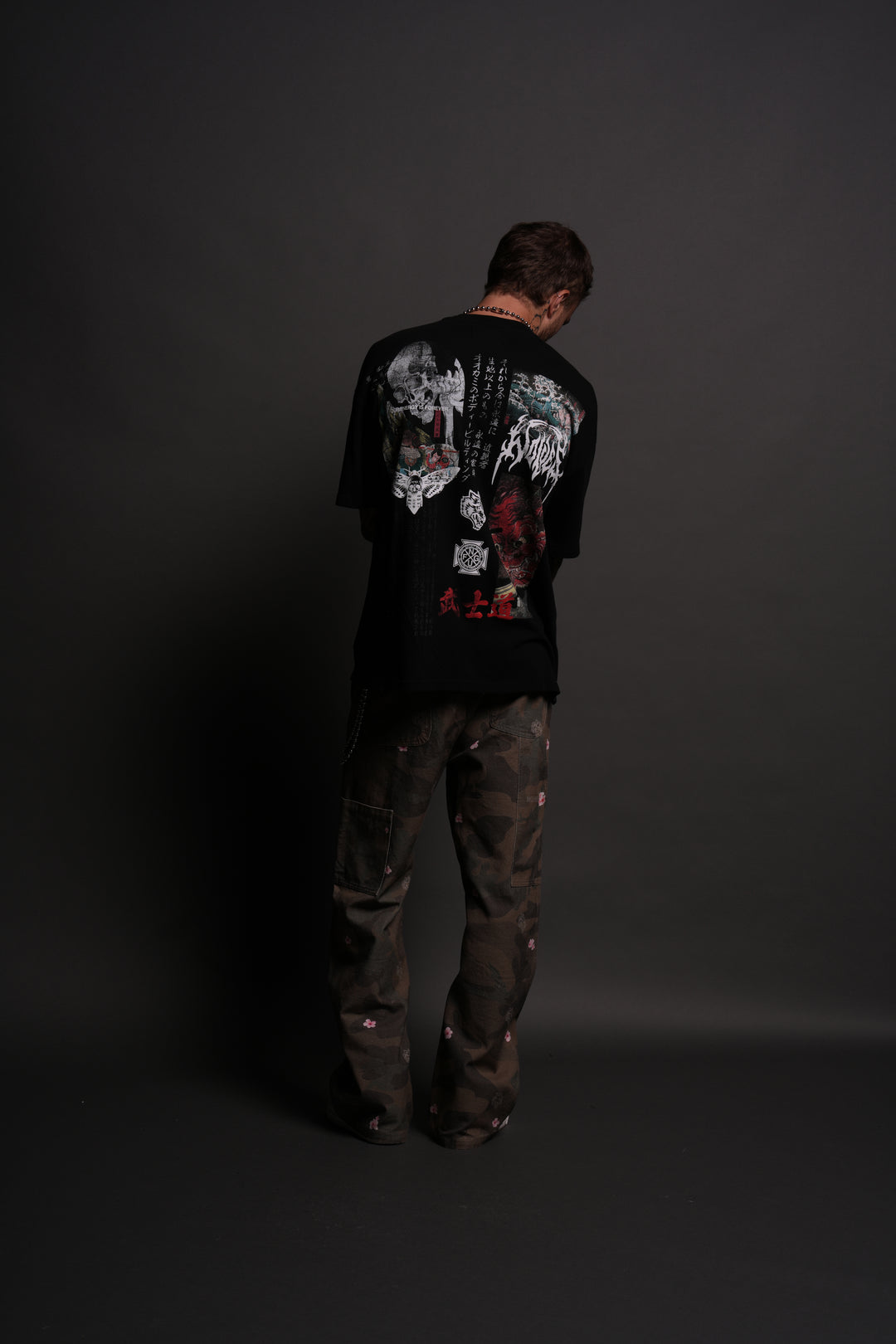 Ukiyo-e "Premium" Tee in Black