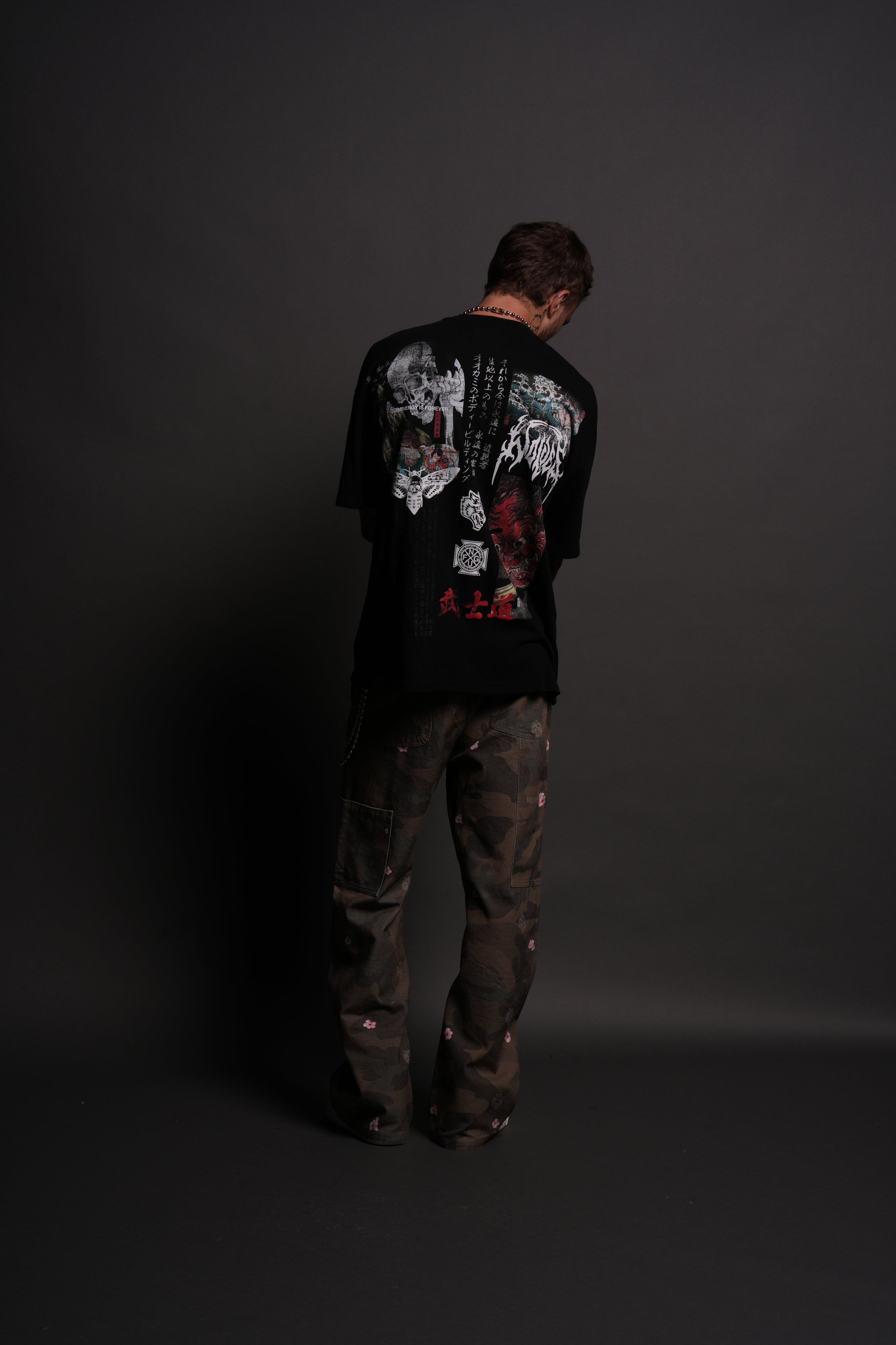 Ukiyo-e "Premium" Tee in Black