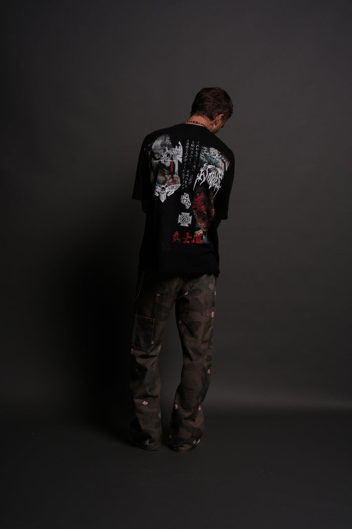 Ukiyo-e "Premium" Tee in Black