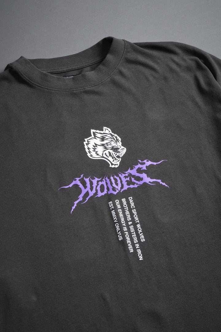 Live Forever Premium Oversized Tee in Wolf Gray