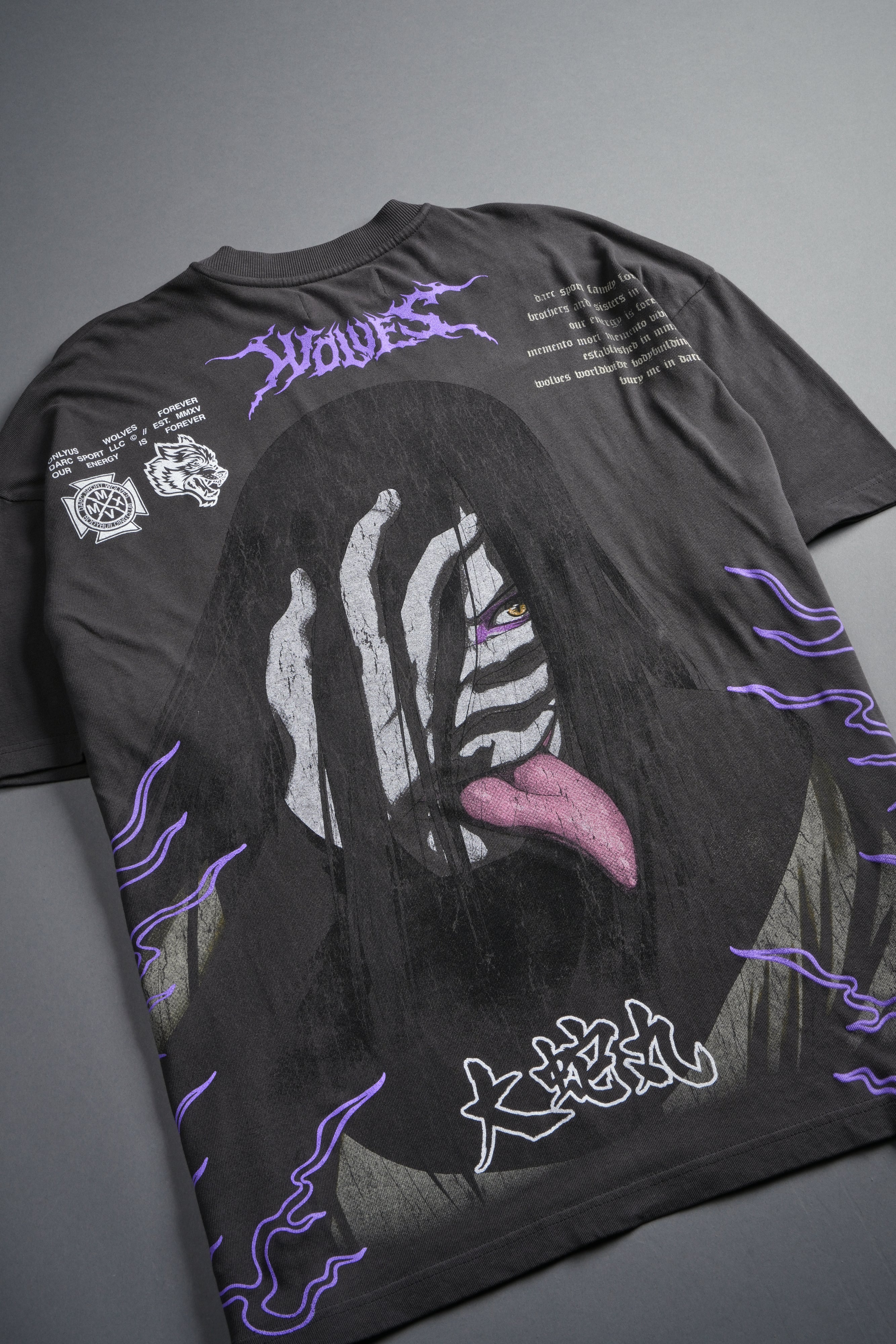 Live Forever Premium Oversized Tee in Wolf Gray