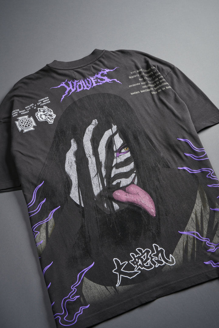 Live Forever Premium Oversized Tee in Wolf Gray