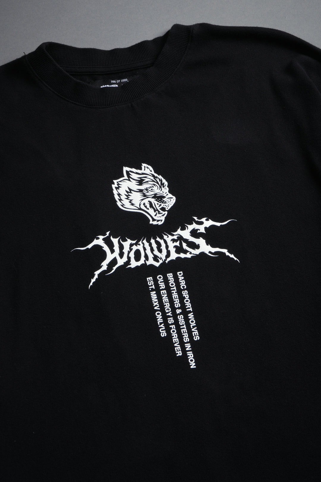 Live Forever Premium Oversized Tee in Black
