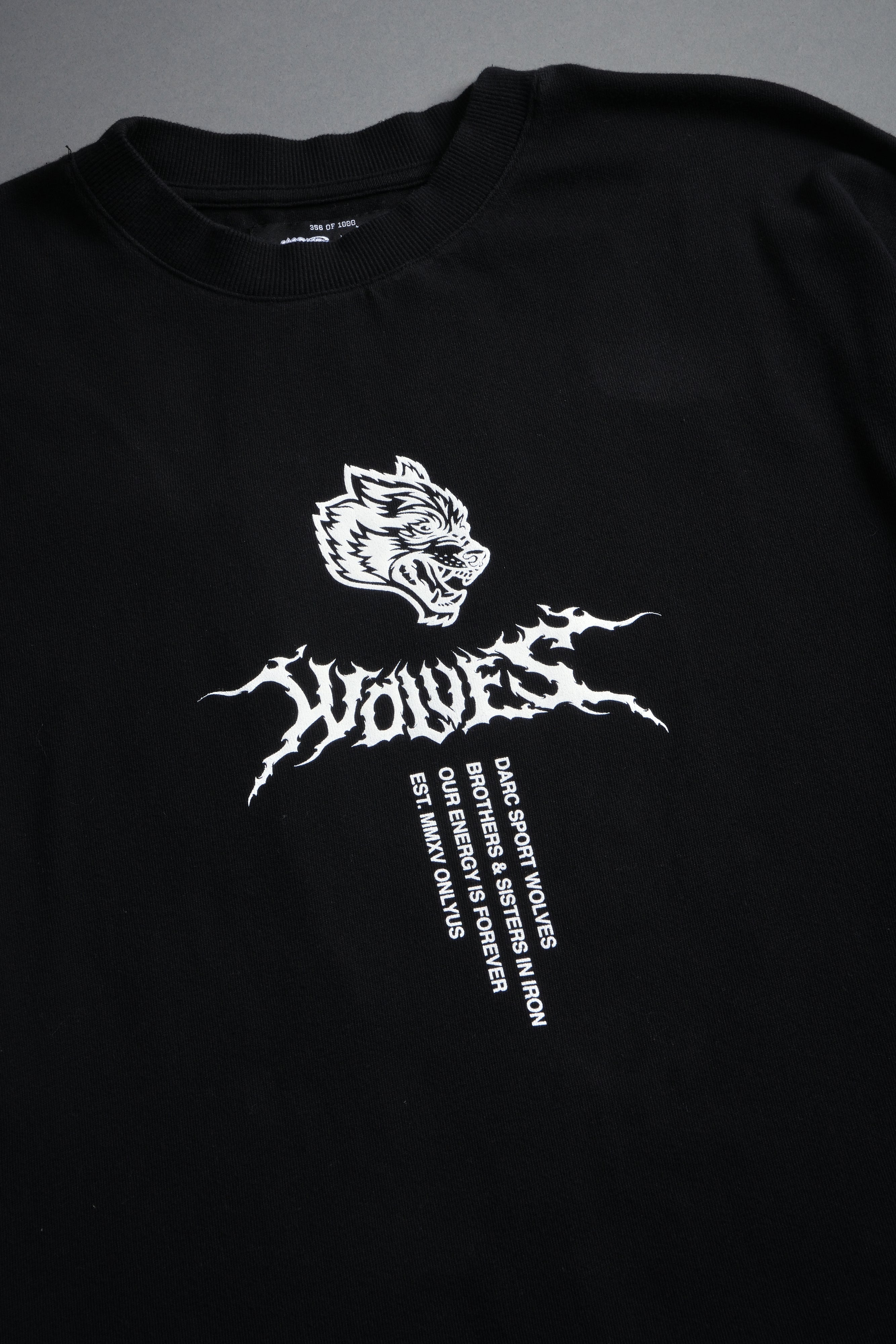 Live Forever Premium Oversized Tee in Black