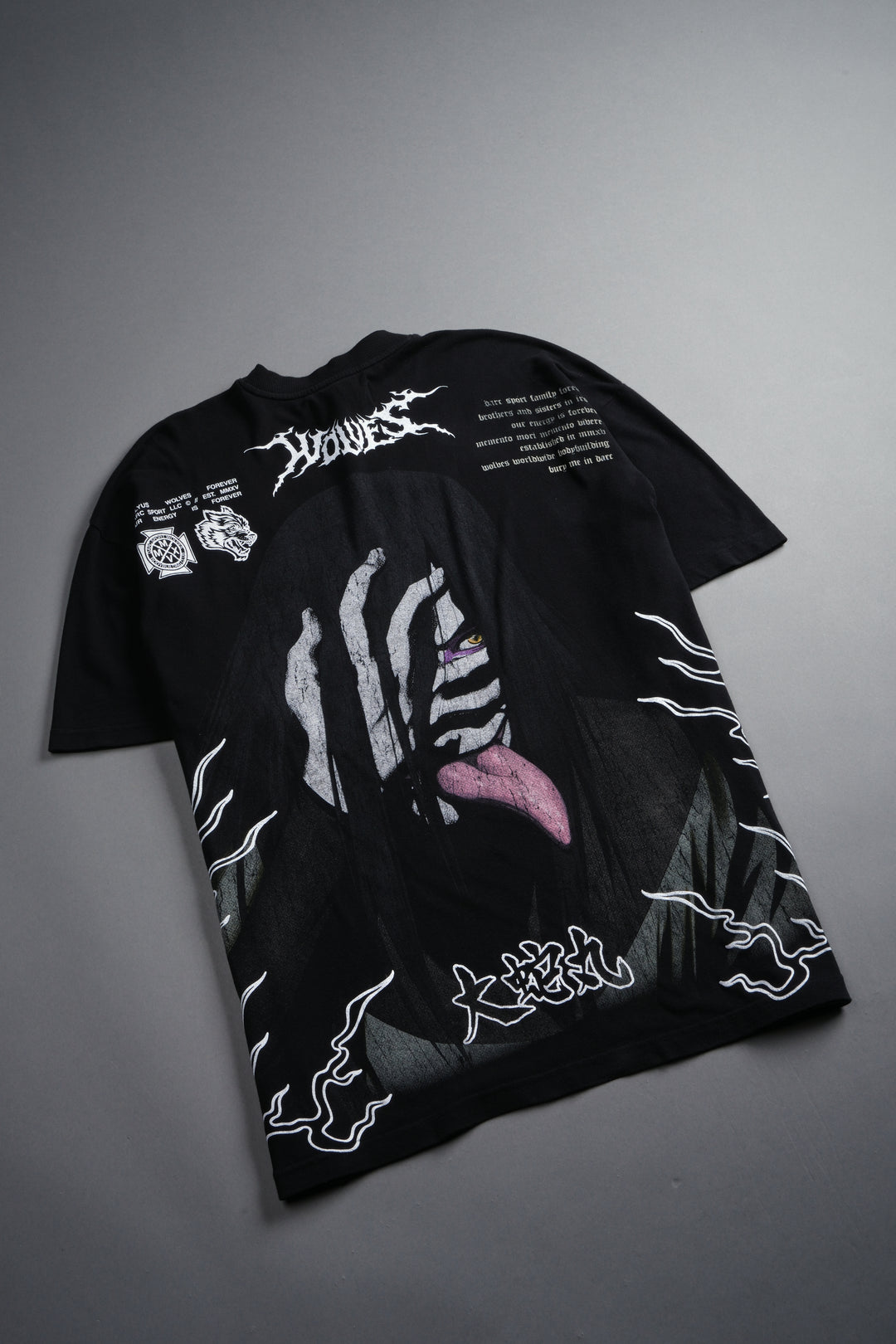 Live Forever Premium Oversized Tee in Black