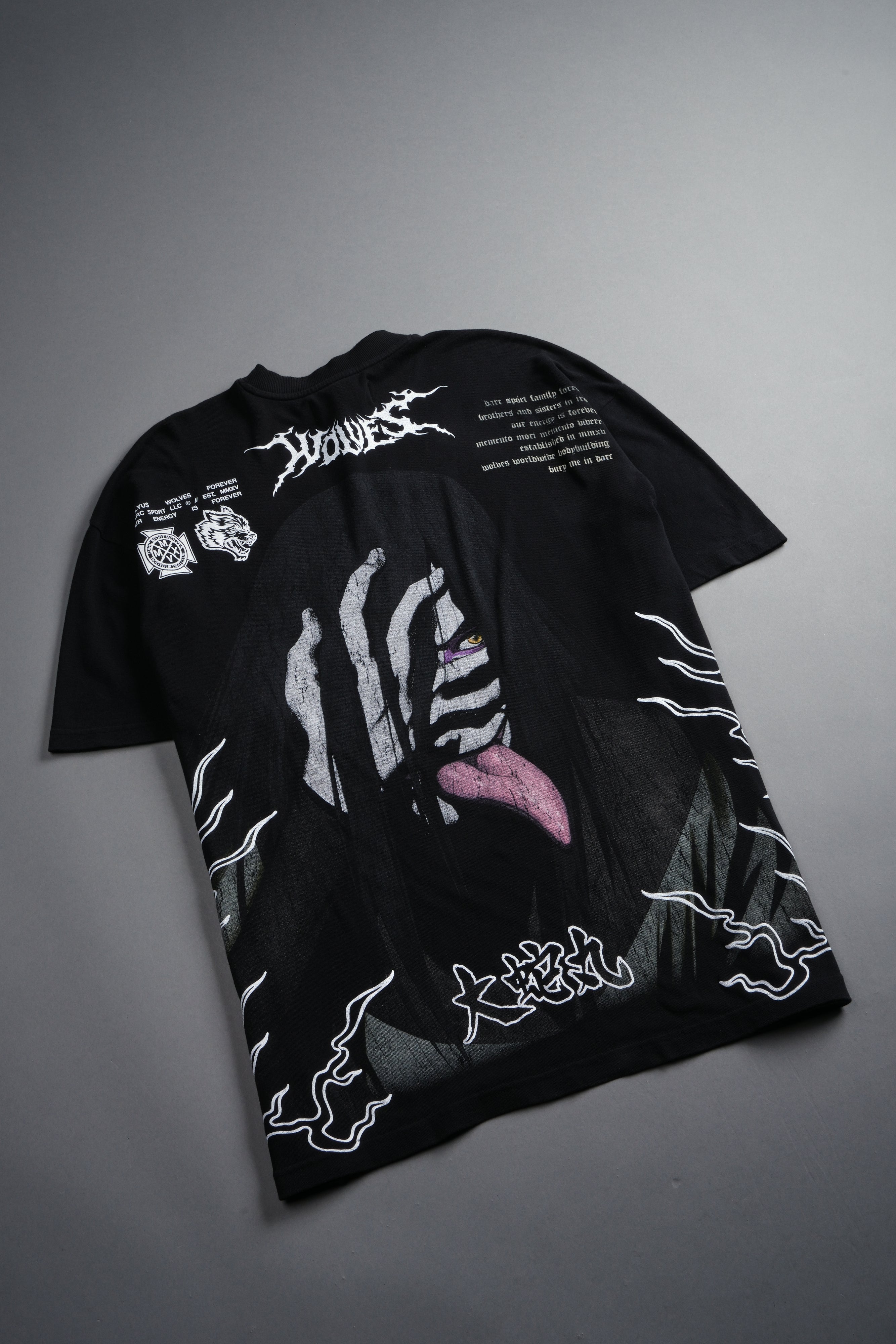 Live Forever Premium Oversized Tee in Black