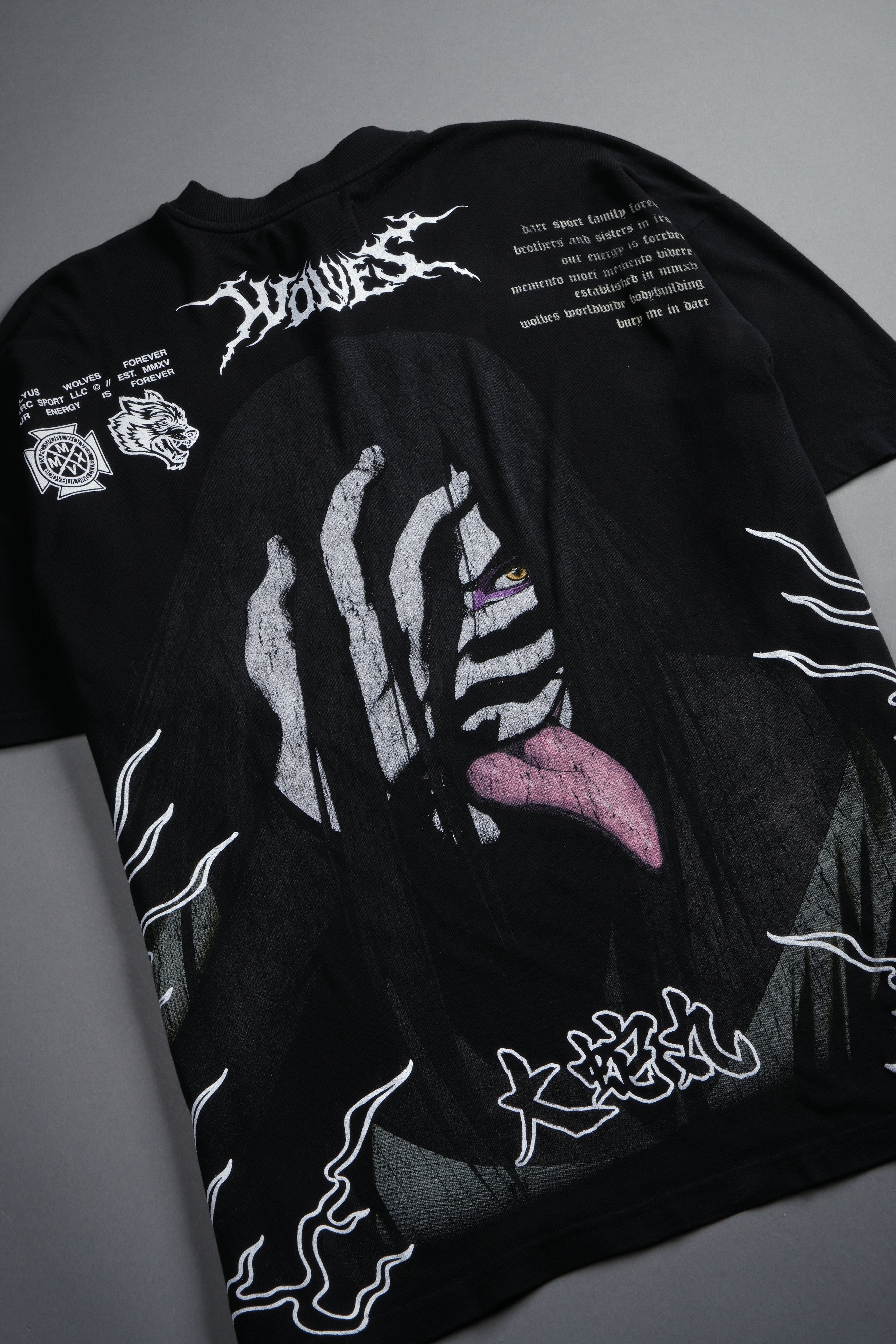 Live Forever Premium Oversized Tee in Black
