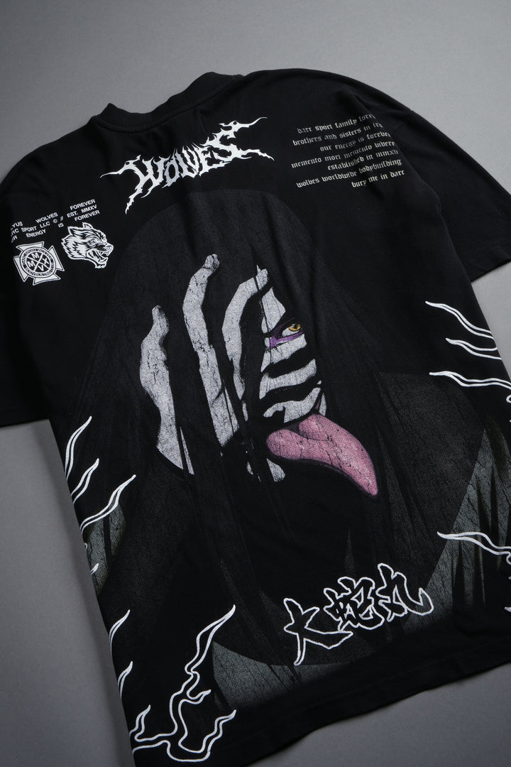 Live Forever Premium Oversized Tee in Black