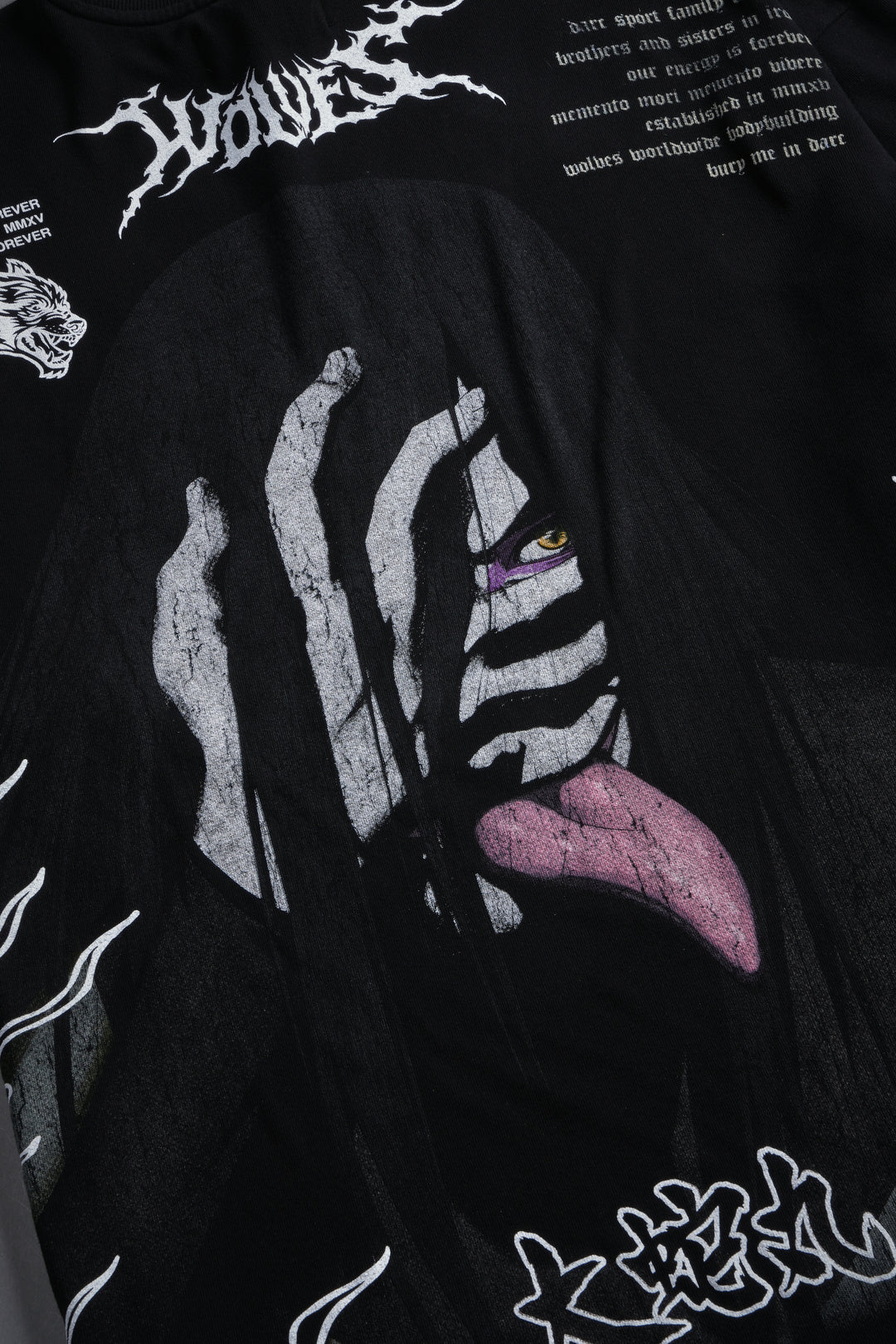 Live Forever Premium Oversized Tee in Black