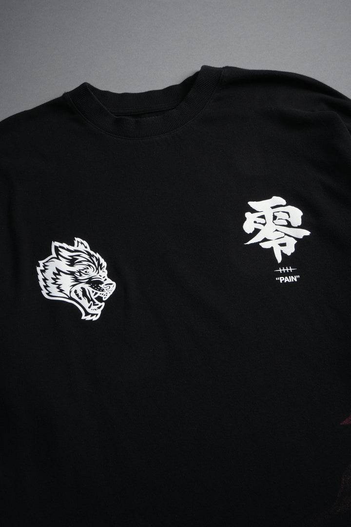 Infernal Pain Premium Oversized Tee in Black