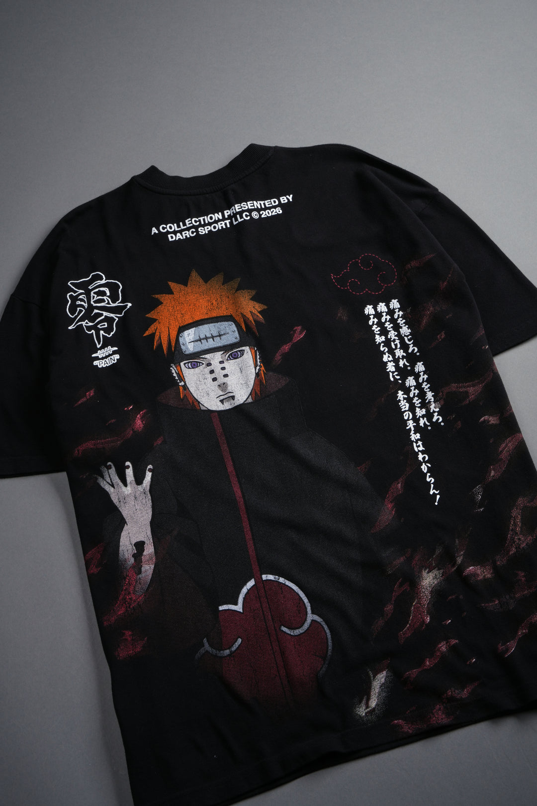 Infernal Pain Premium Oversized Tee in Black