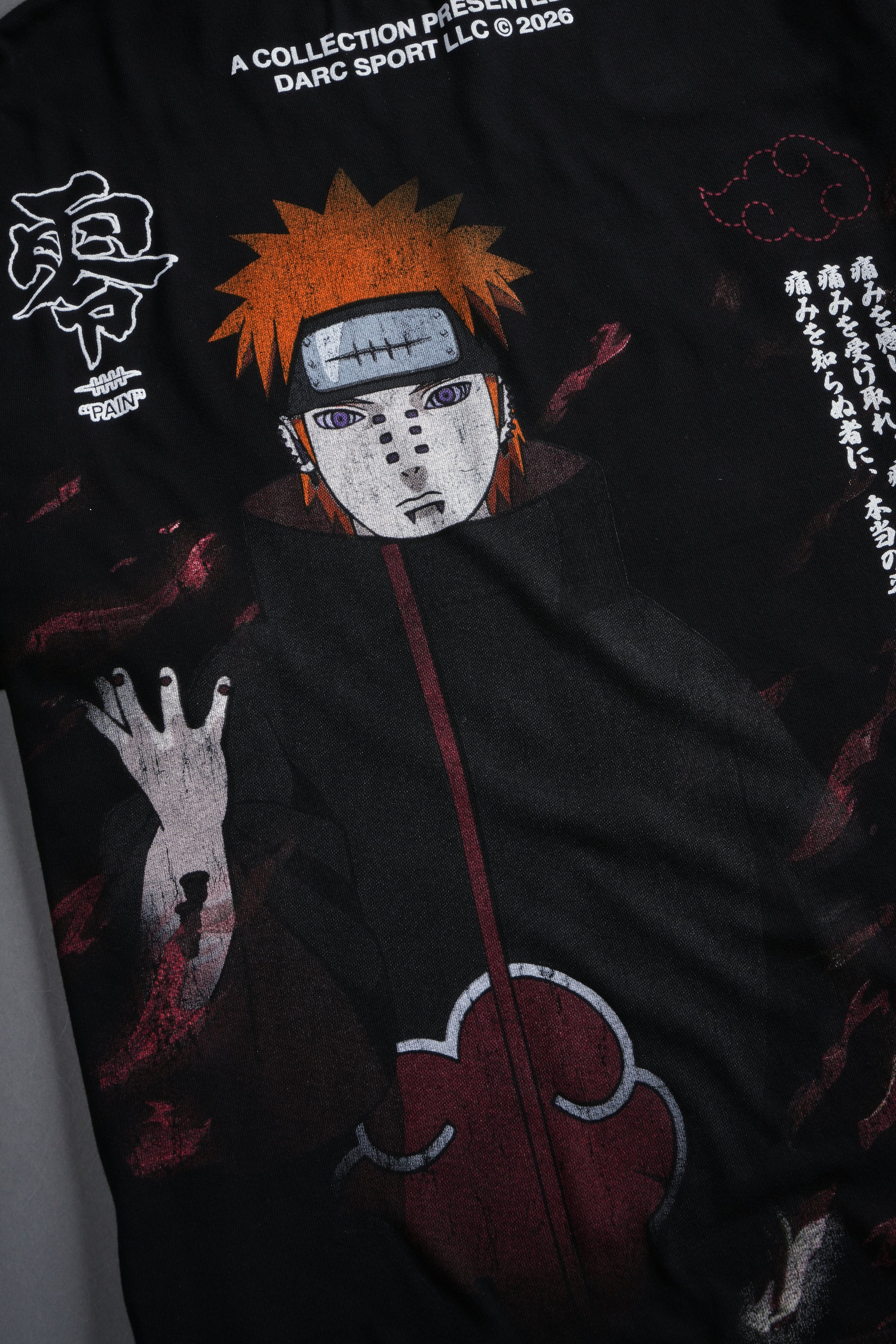 Infernal Pain Premium Oversized Tee in Black