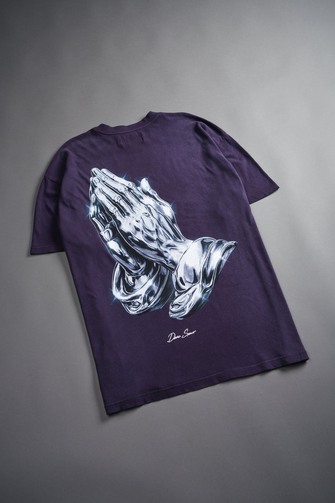 Chrome Sacrifice "Premium" Oversized Tee in Phantom Purple Inverted Sun Fade