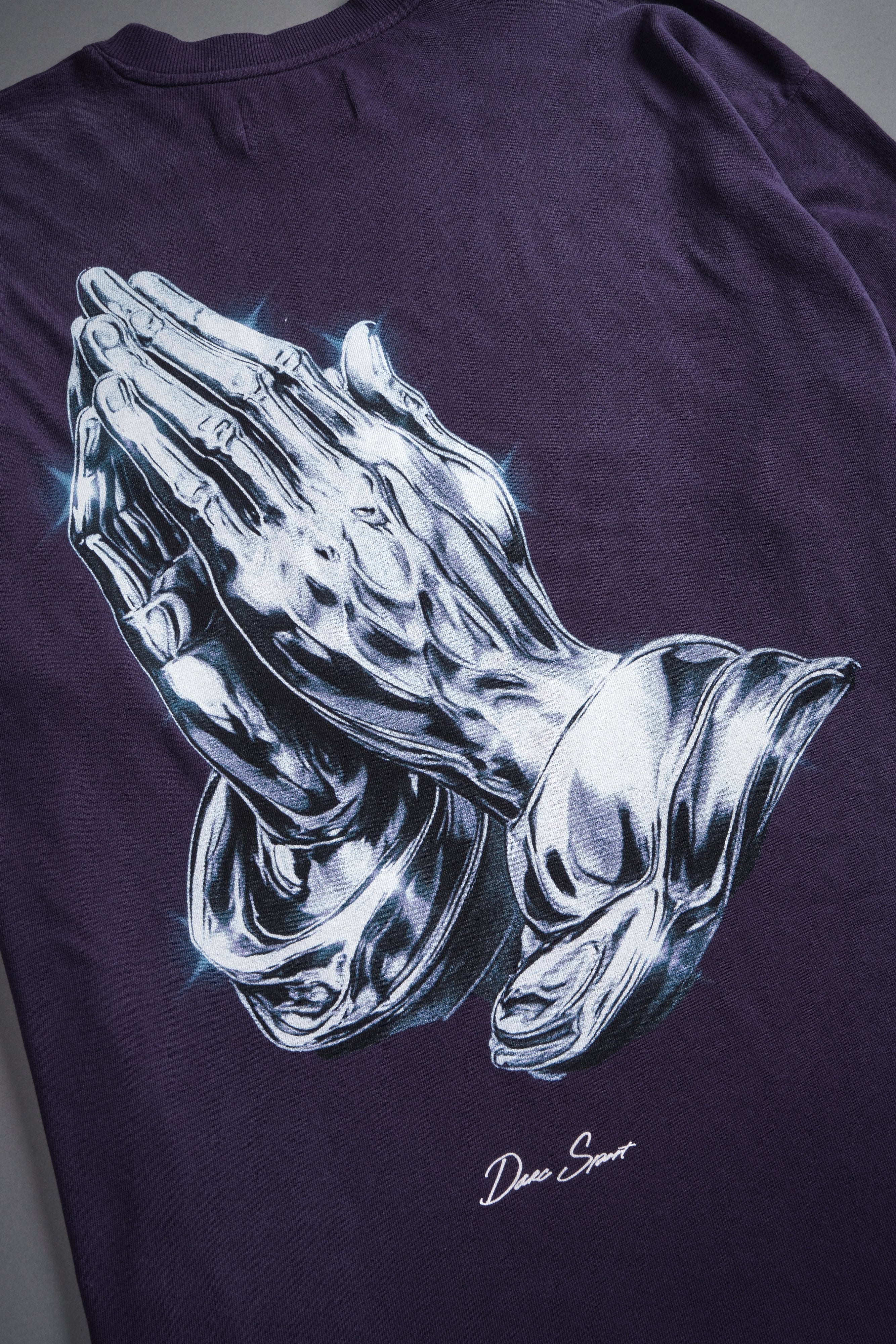 Chrome Sacrifice "Premium" Oversized Tee in Phantom Purple Inverted Sun Fade