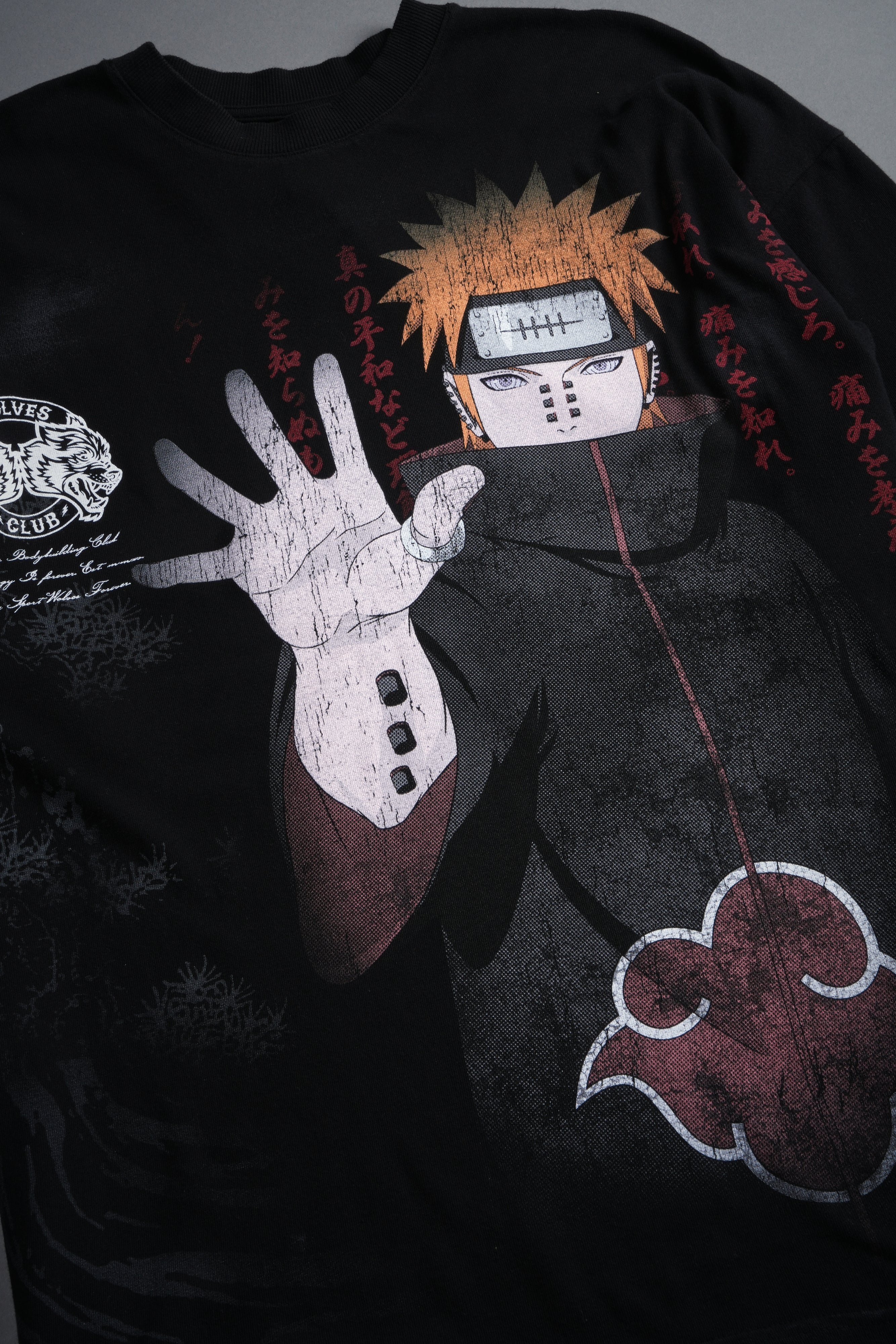 Akatsuki Pain "Side-By-Side" Series Premium Tee in Black