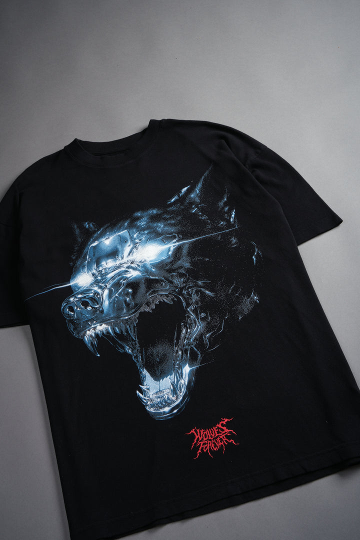 Chrome Wolf "Premium" Oversized Tee in Black