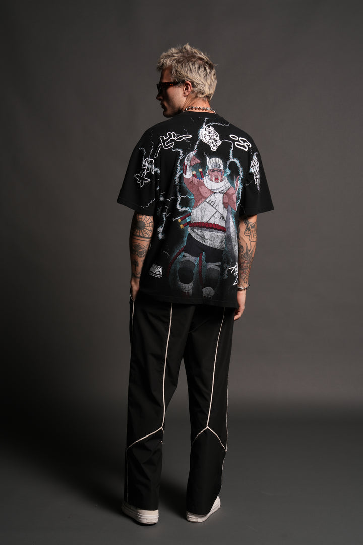 Killer Bee Premium Oversized Tee in Black