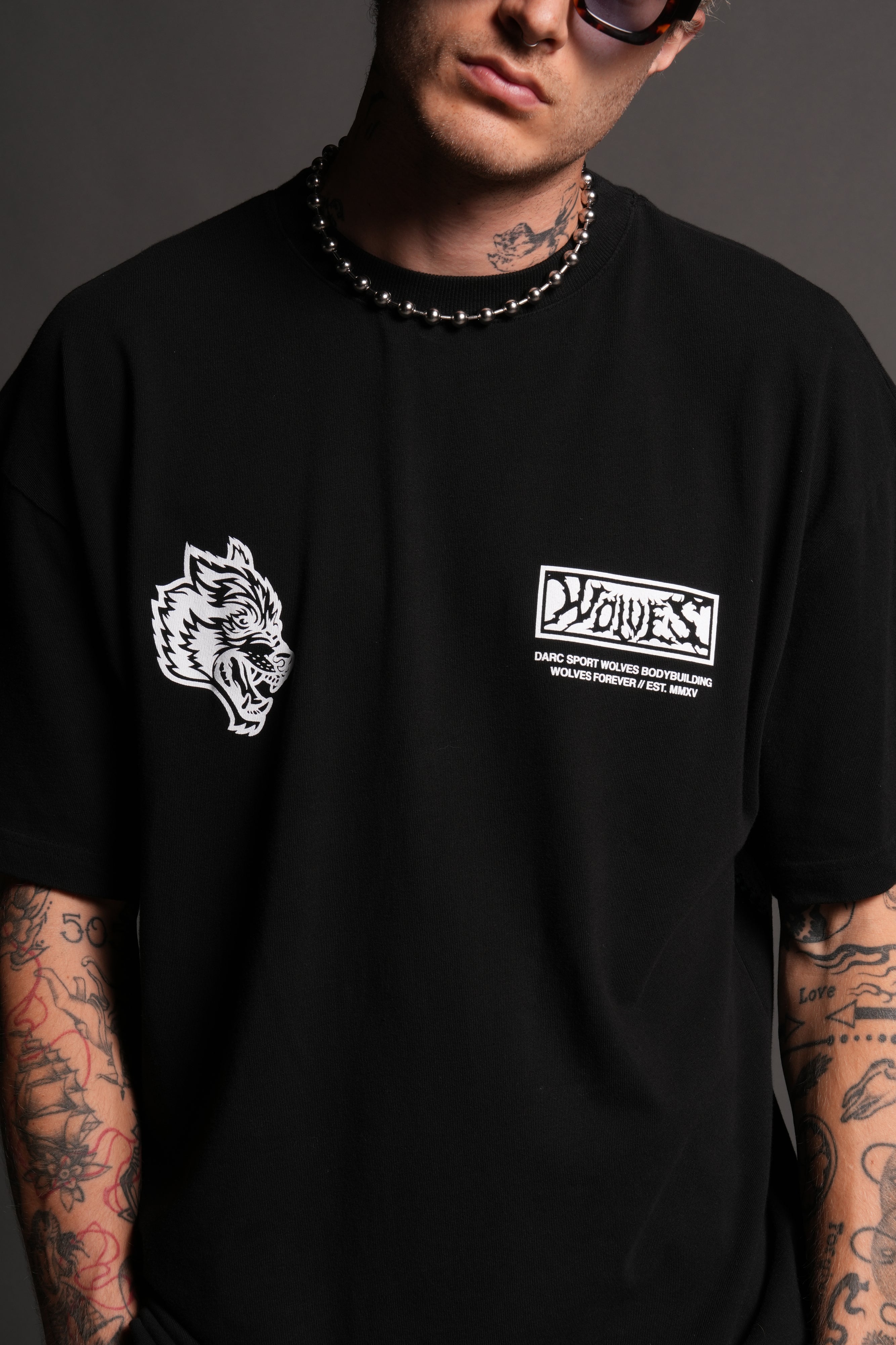 Killer Bee Premium Oversized Tee in Black