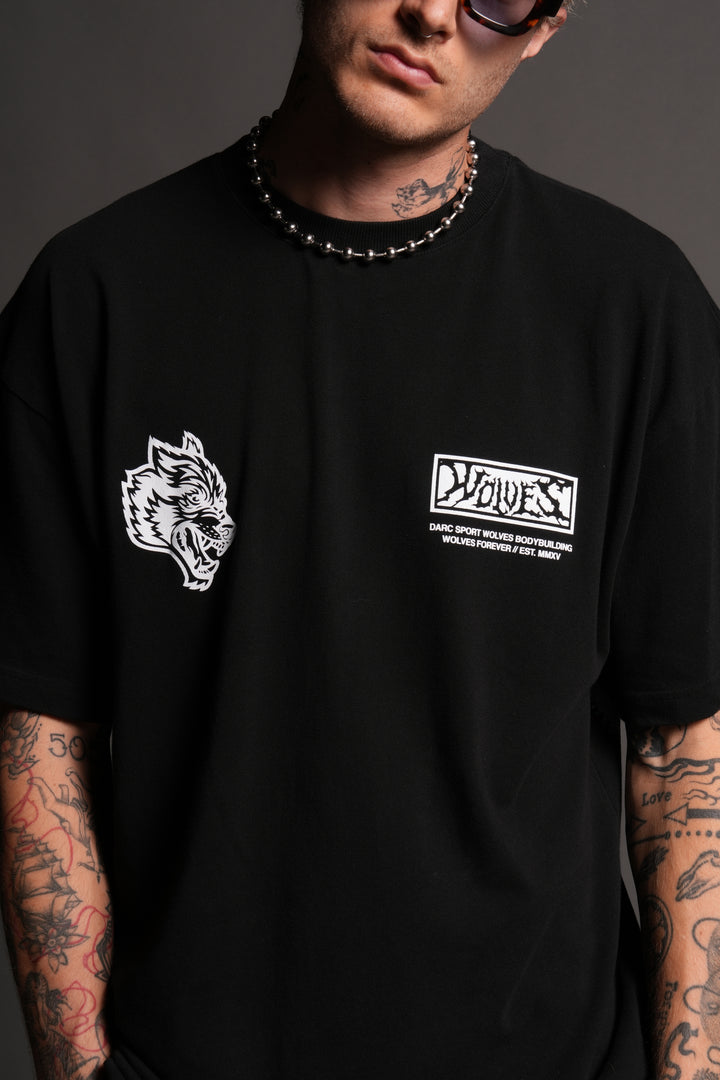 Killer Bee Premium Oversized Tee in Black