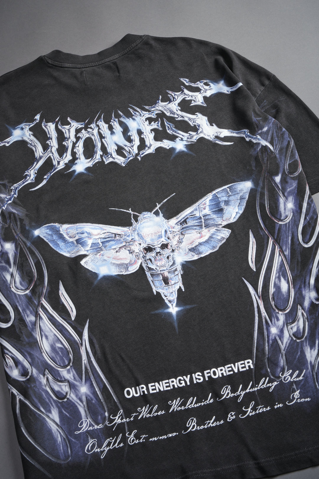 Iron Moth "Premium" Oversized Tee in Wolf Gray