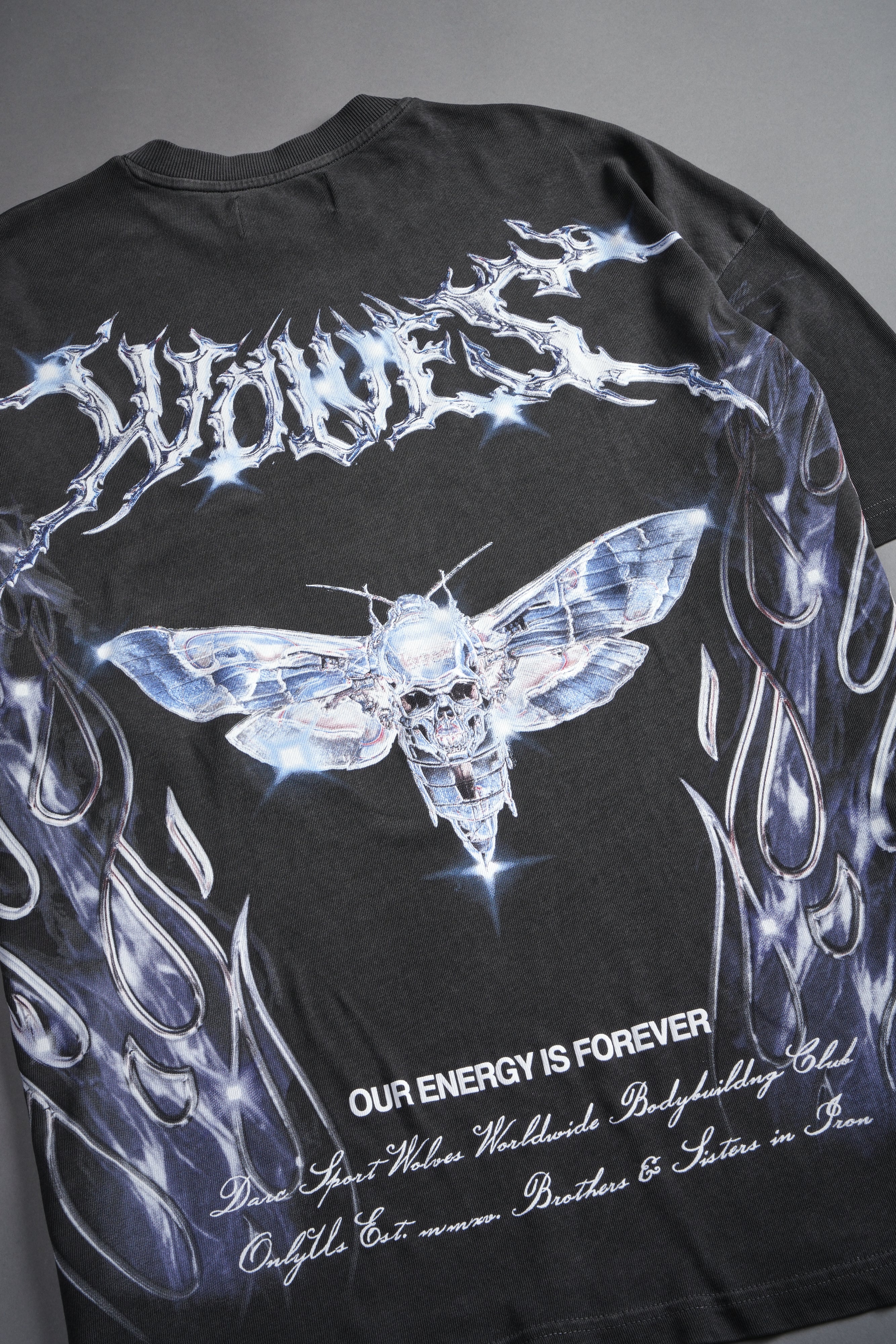 Iron Moth "Premium" Oversized Tee in Wolf Gray