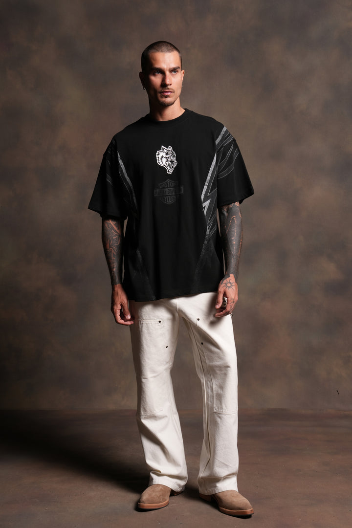Iron Sakura Premium Tee in Black
