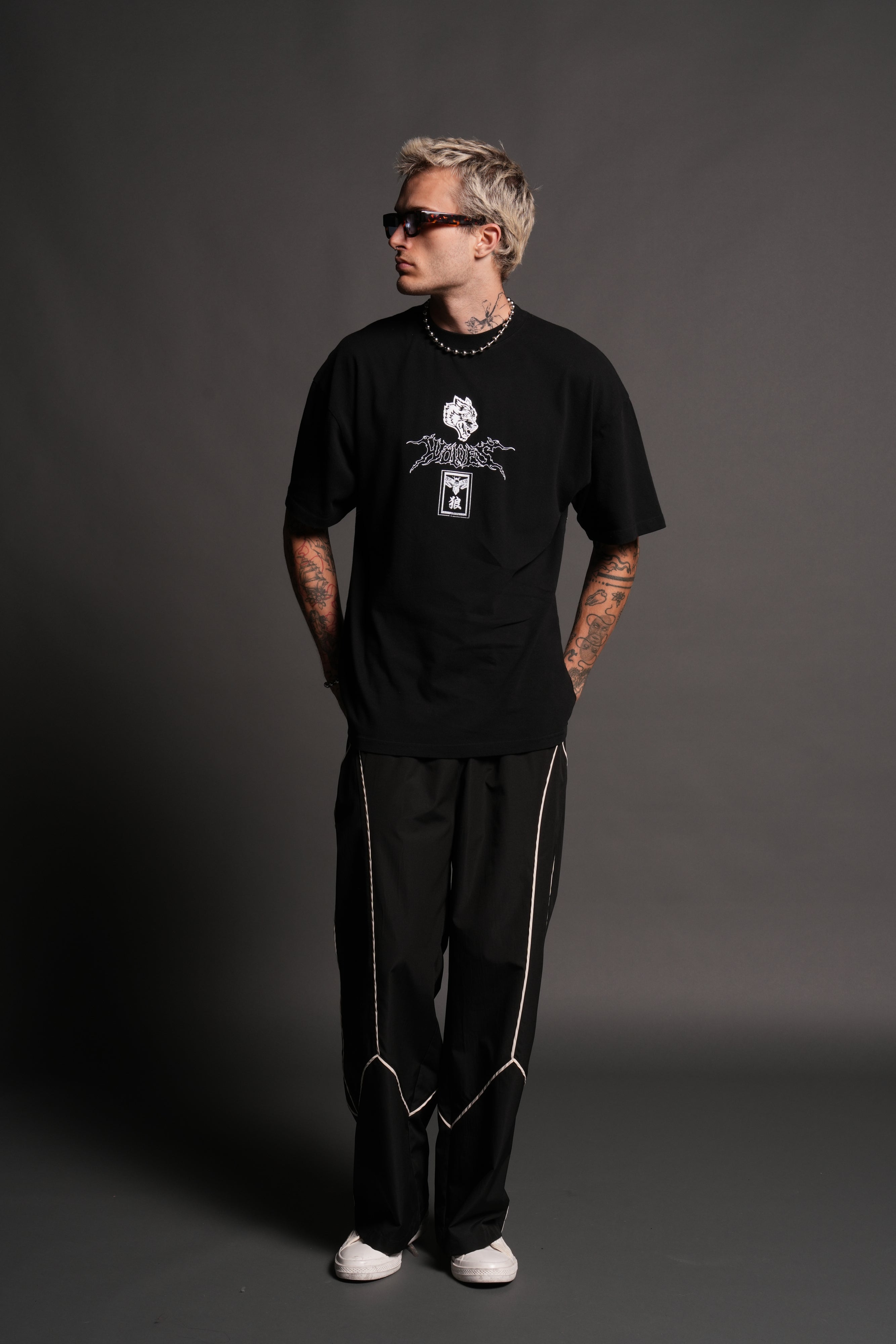 Darc Fury Premium Oversized Tee in Black