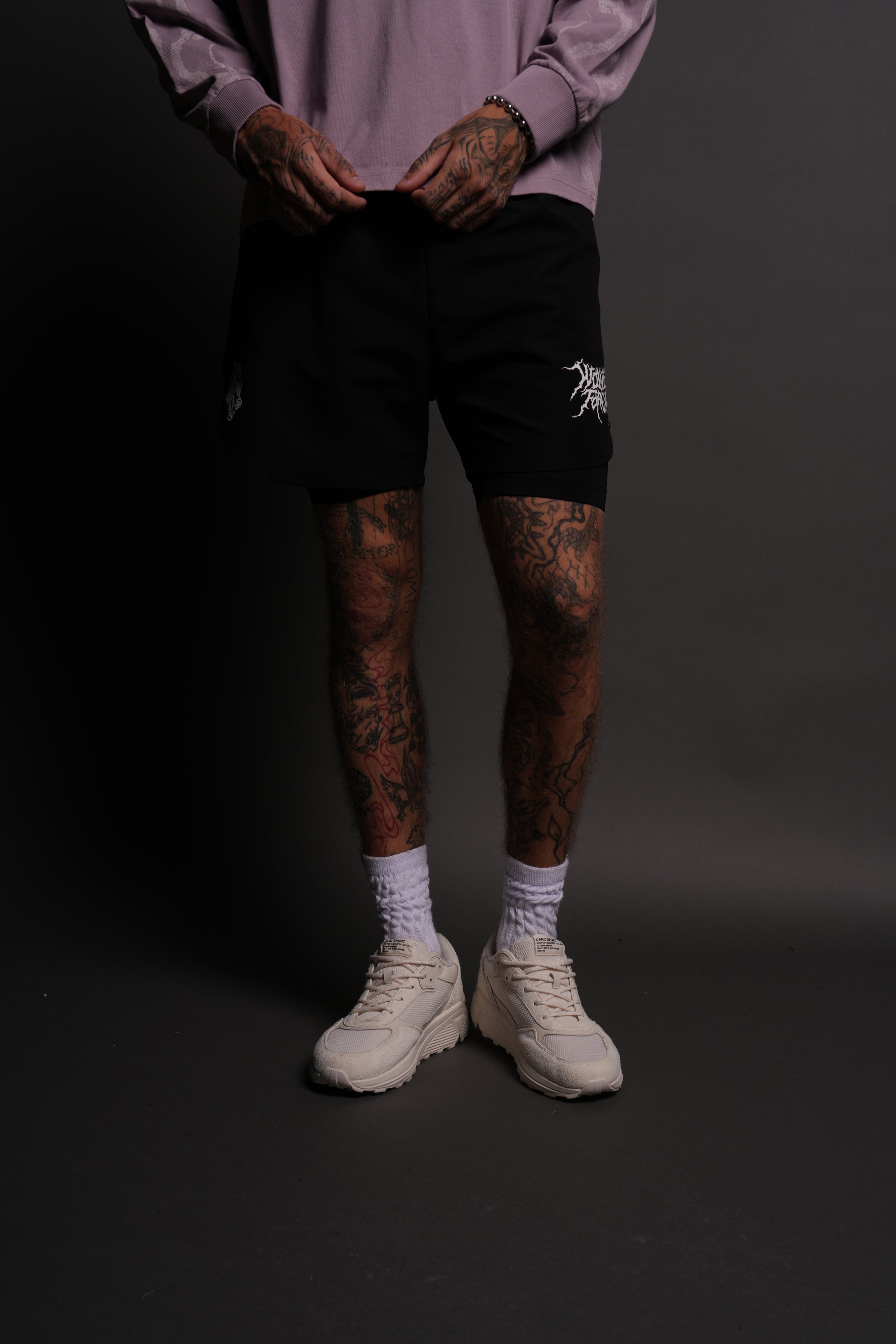 Forged From Iron Phantom Compression Shorts in Black