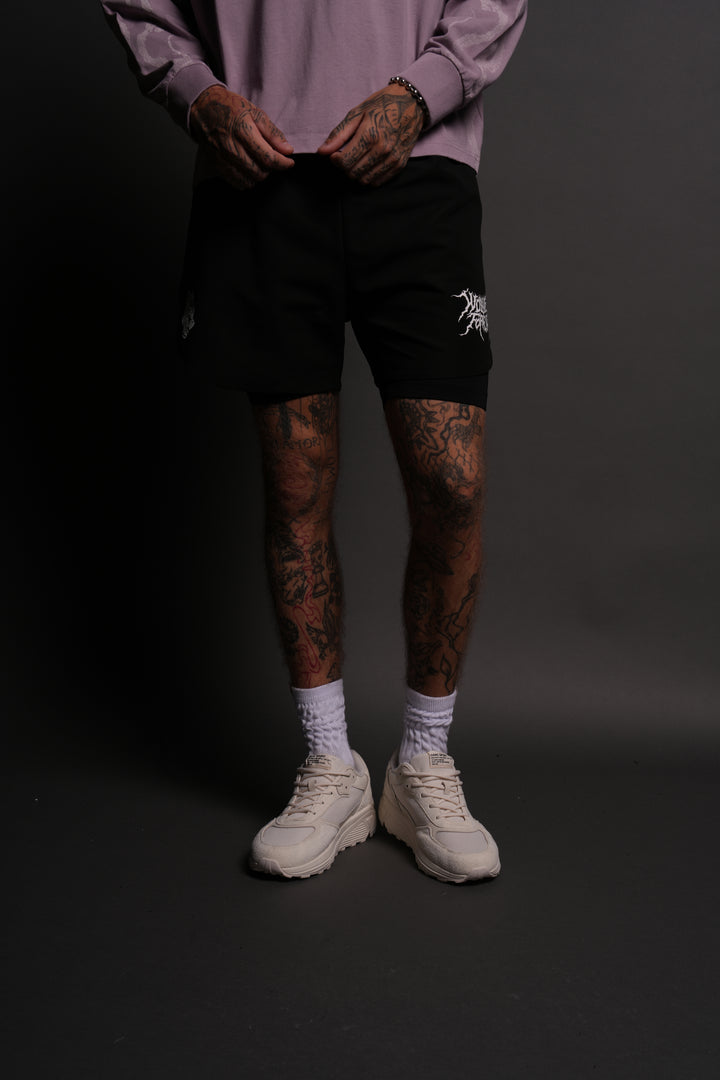Forged From Iron Phantom Compression Shorts in Black