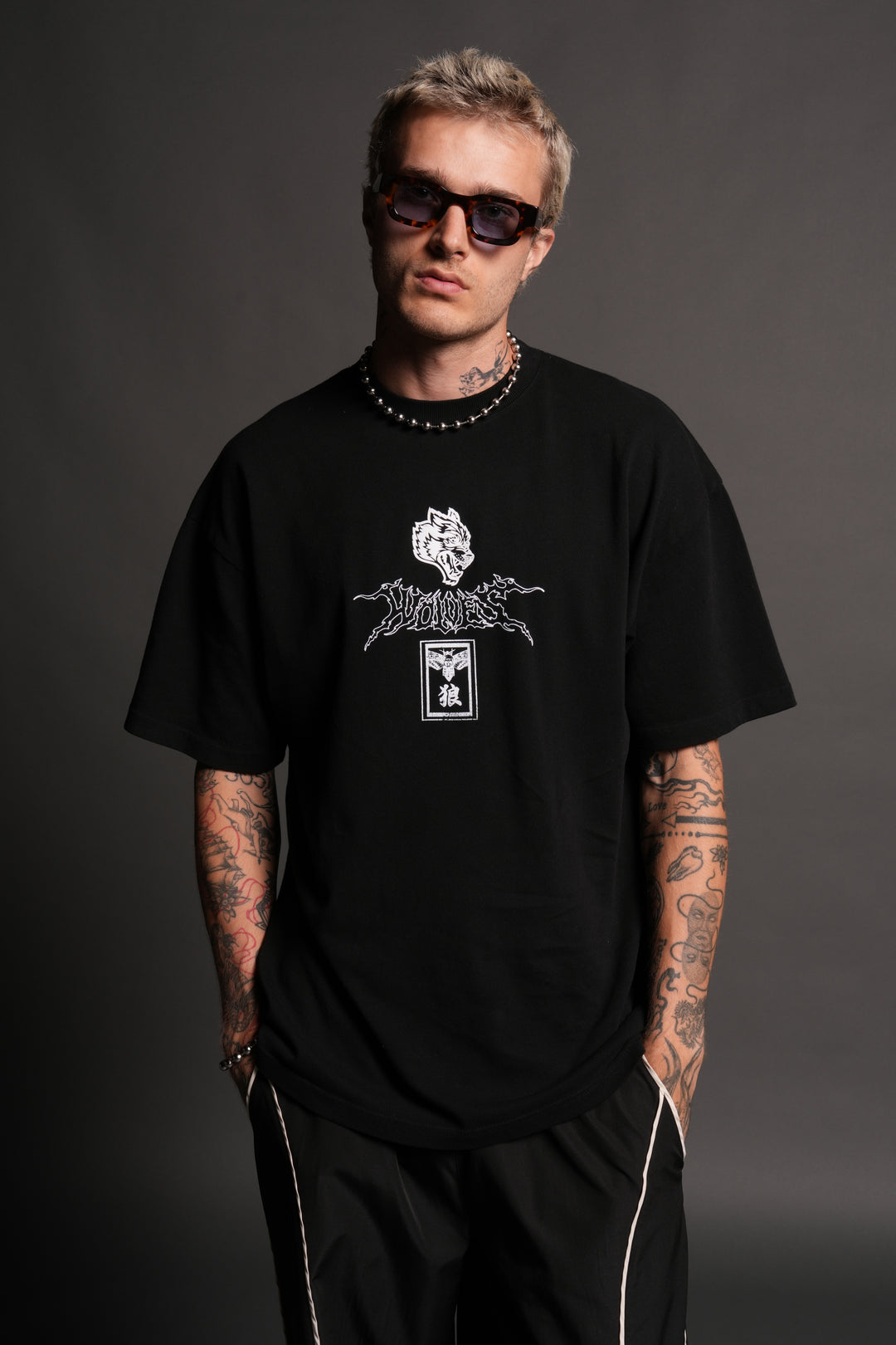 Darc Fury Premium Oversized Tee in Black