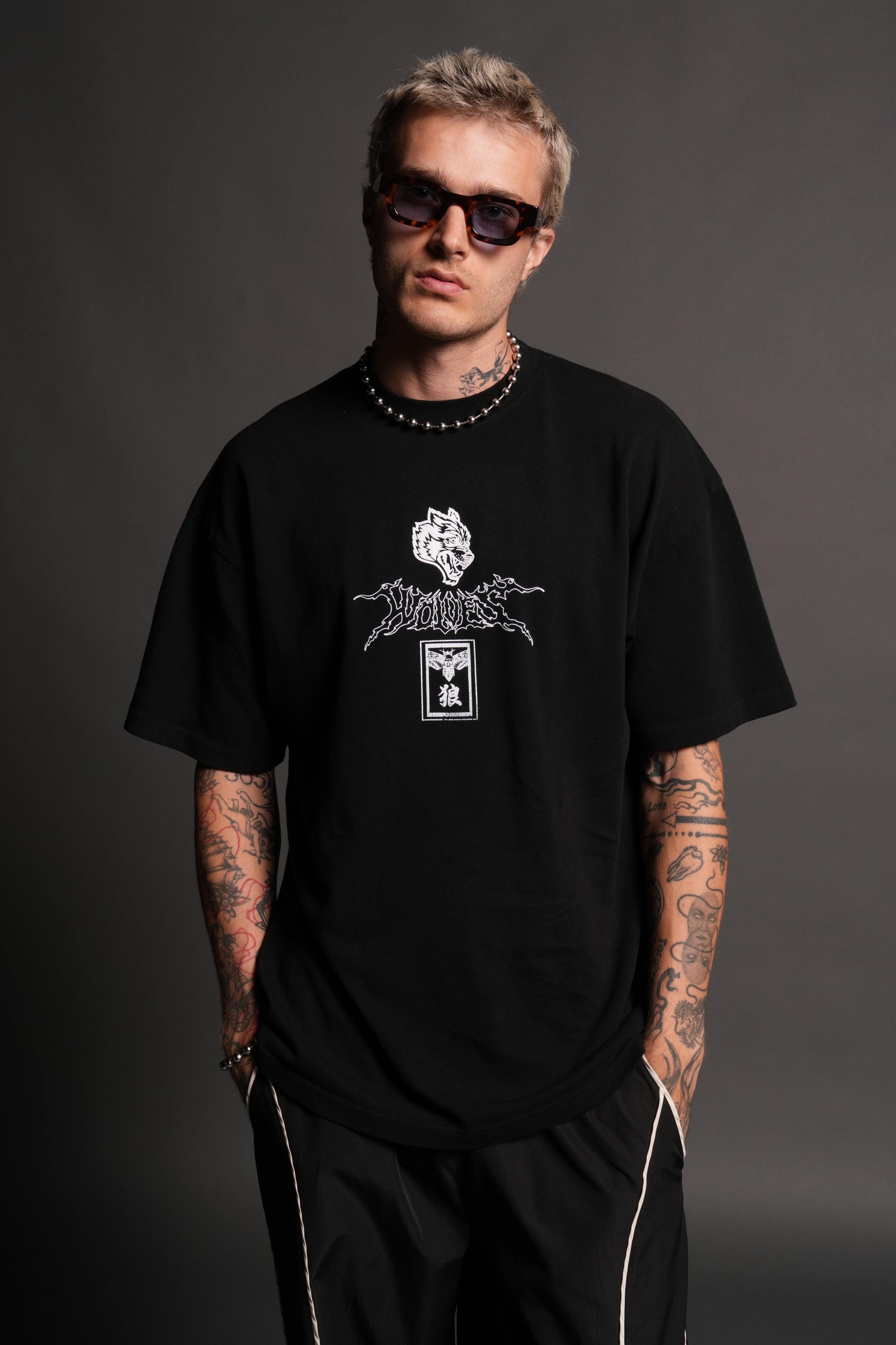 Darc Fury Premium Oversized Tee in Black