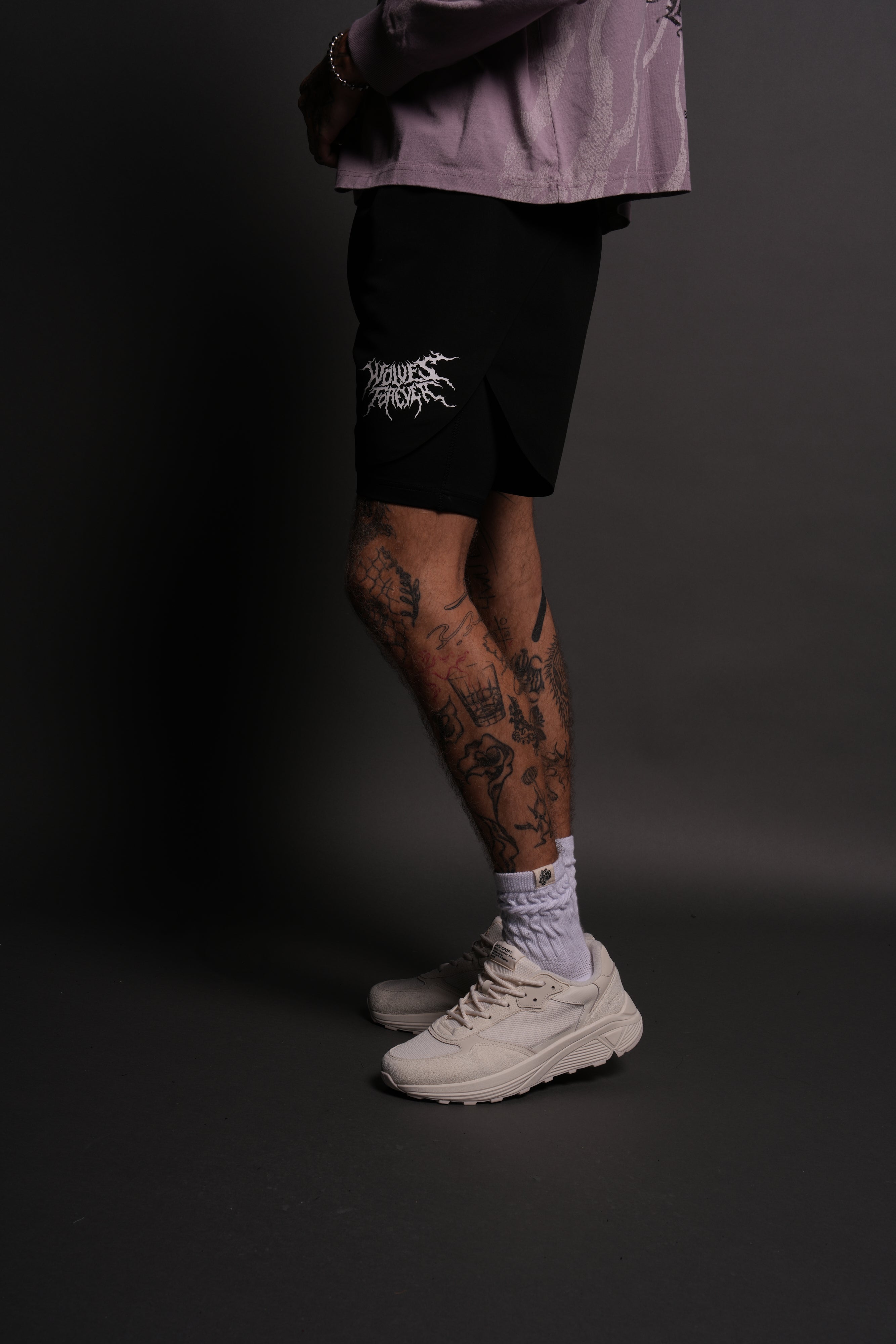 Forged From Iron Phantom Compression Shorts in Black
