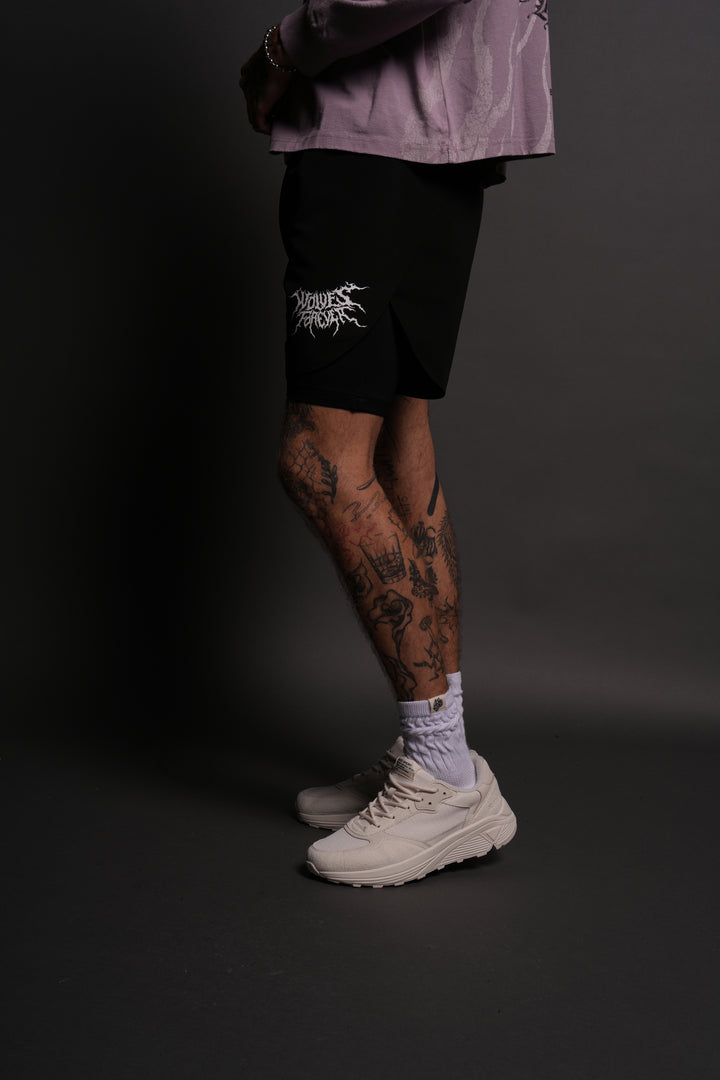 Forged From Iron Phantom Compression Shorts in Black