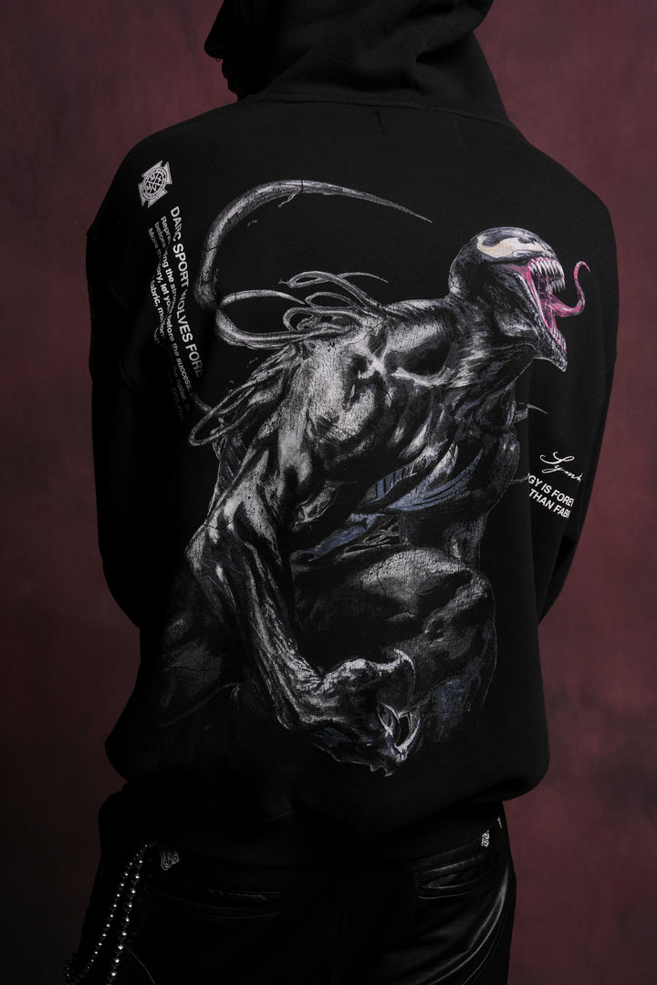 Venom "P" Hoodie in Black