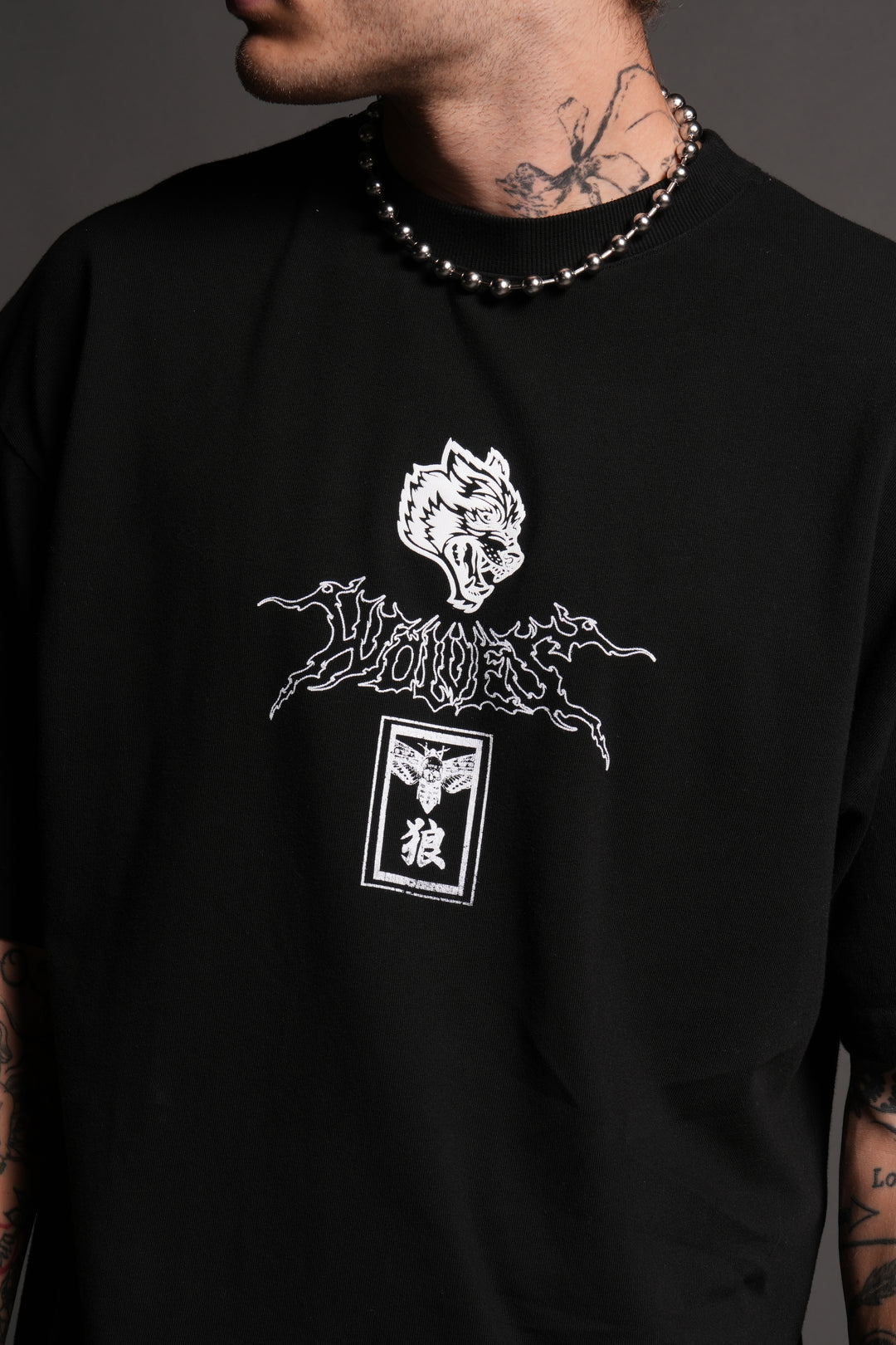 Darc Fury Premium Oversized Tee in Black