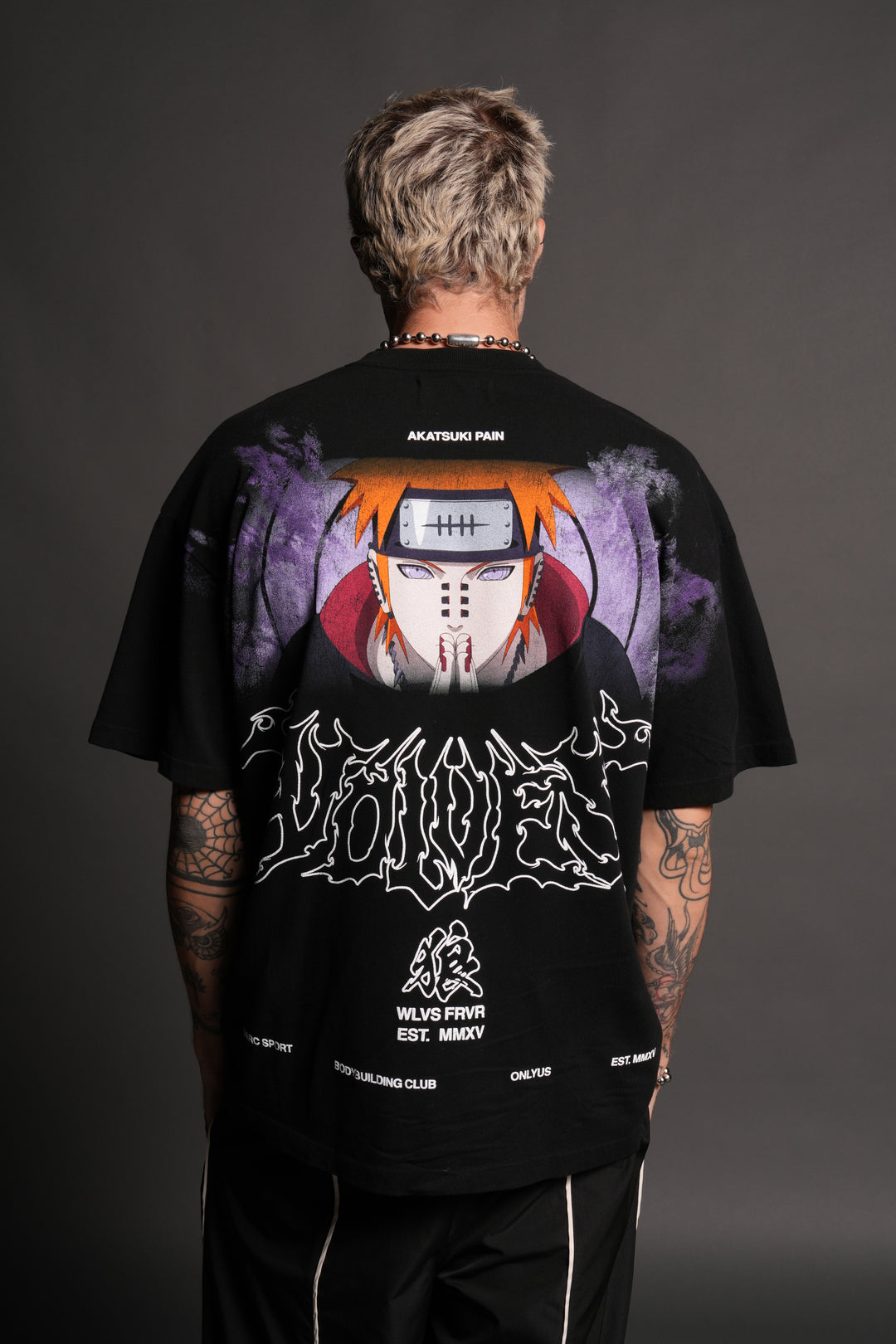 Darc Fury Premium Oversized Tee in Black