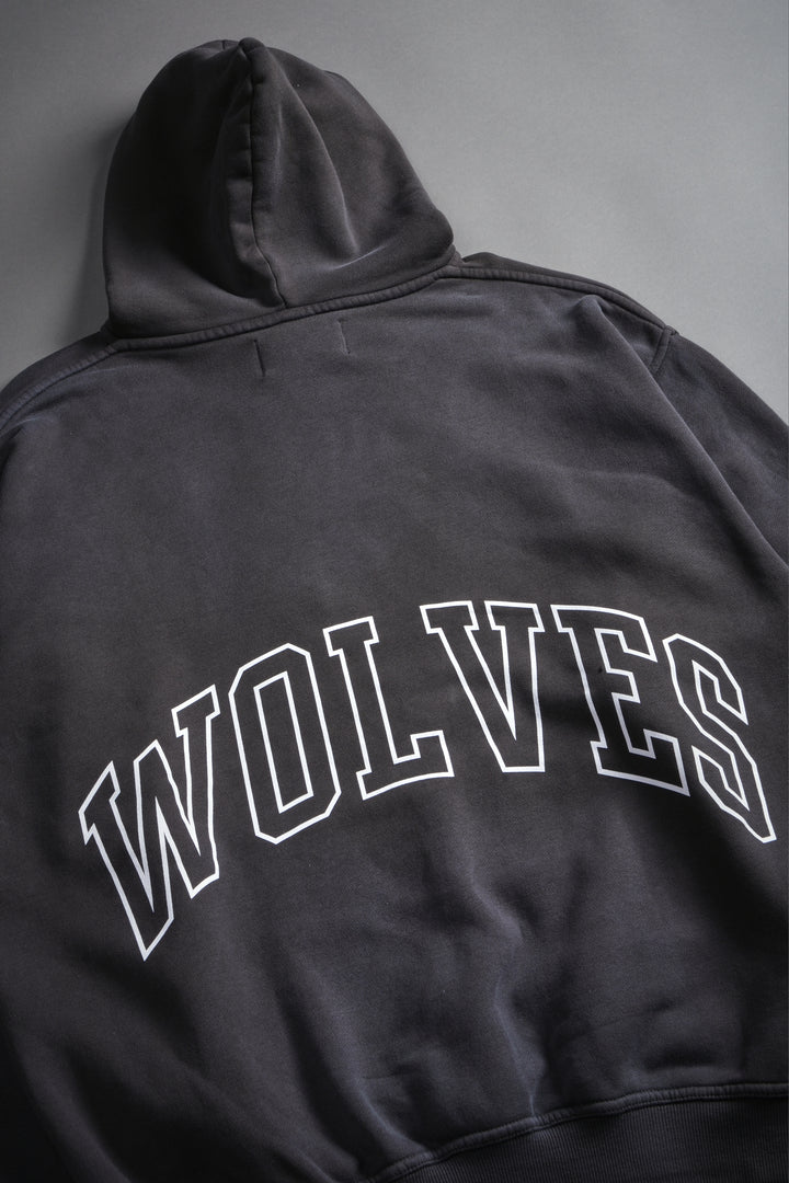 Eye of the Beast "Pierce" Hoodie in Wolf Gray Drift Wash