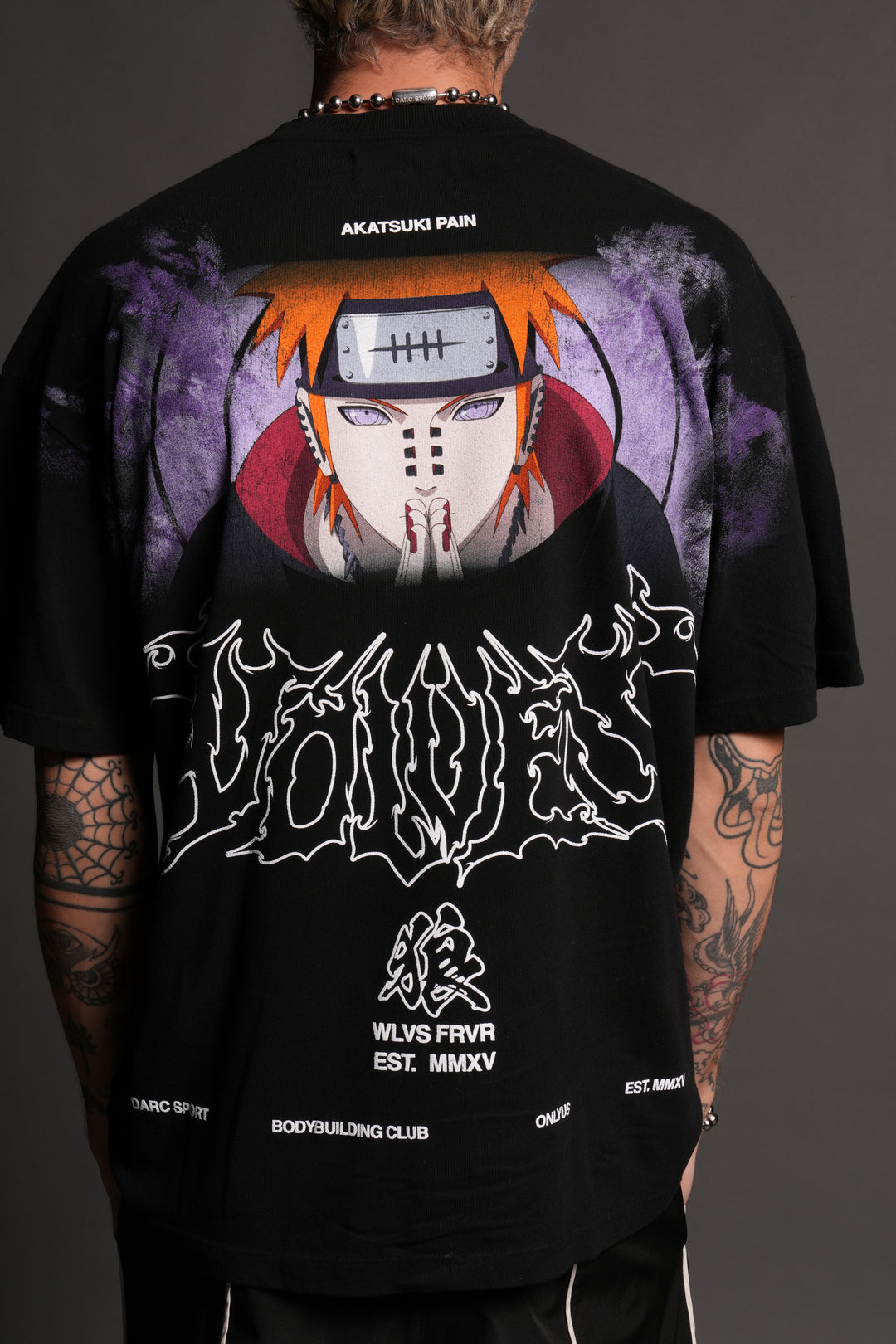 Darc Fury Premium Oversized Tee in Black