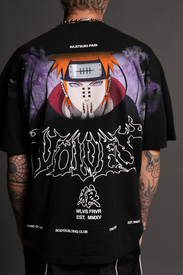 Darc Fury Premium Oversized Tee in Black