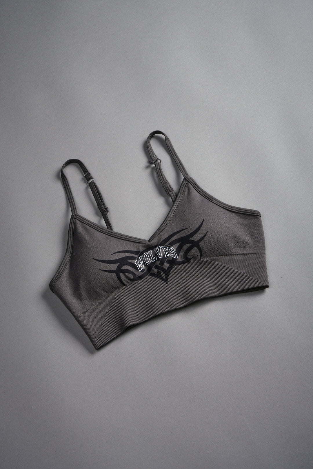 Finite Code Loyalty "Everson Seamless" Sports Bra in Wolf Gray