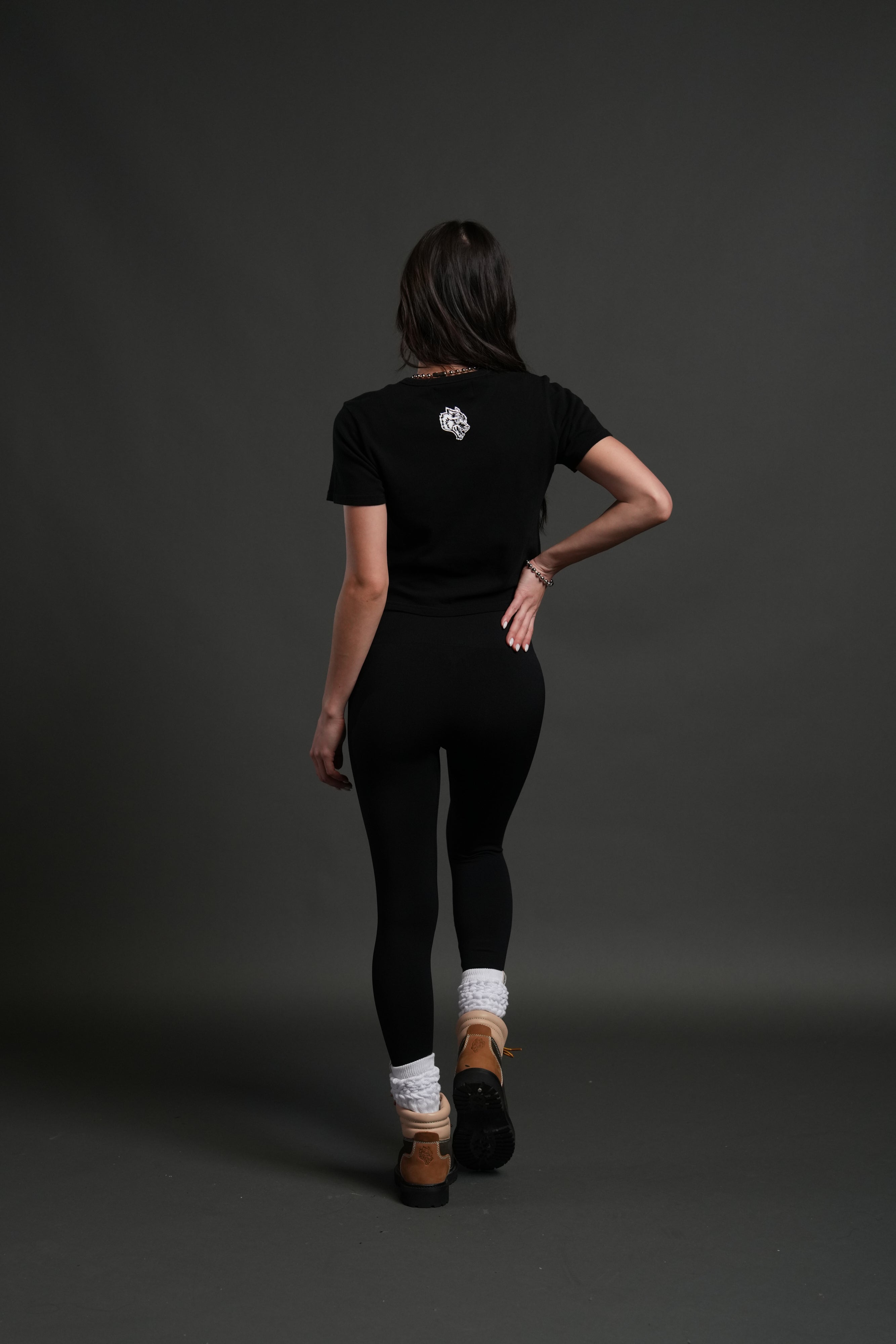 Midnight Wolves "Timeless" Tee in Black