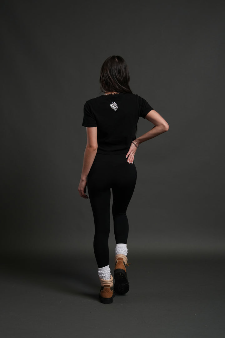 Midnight Wolves "Timeless" Tee in Black