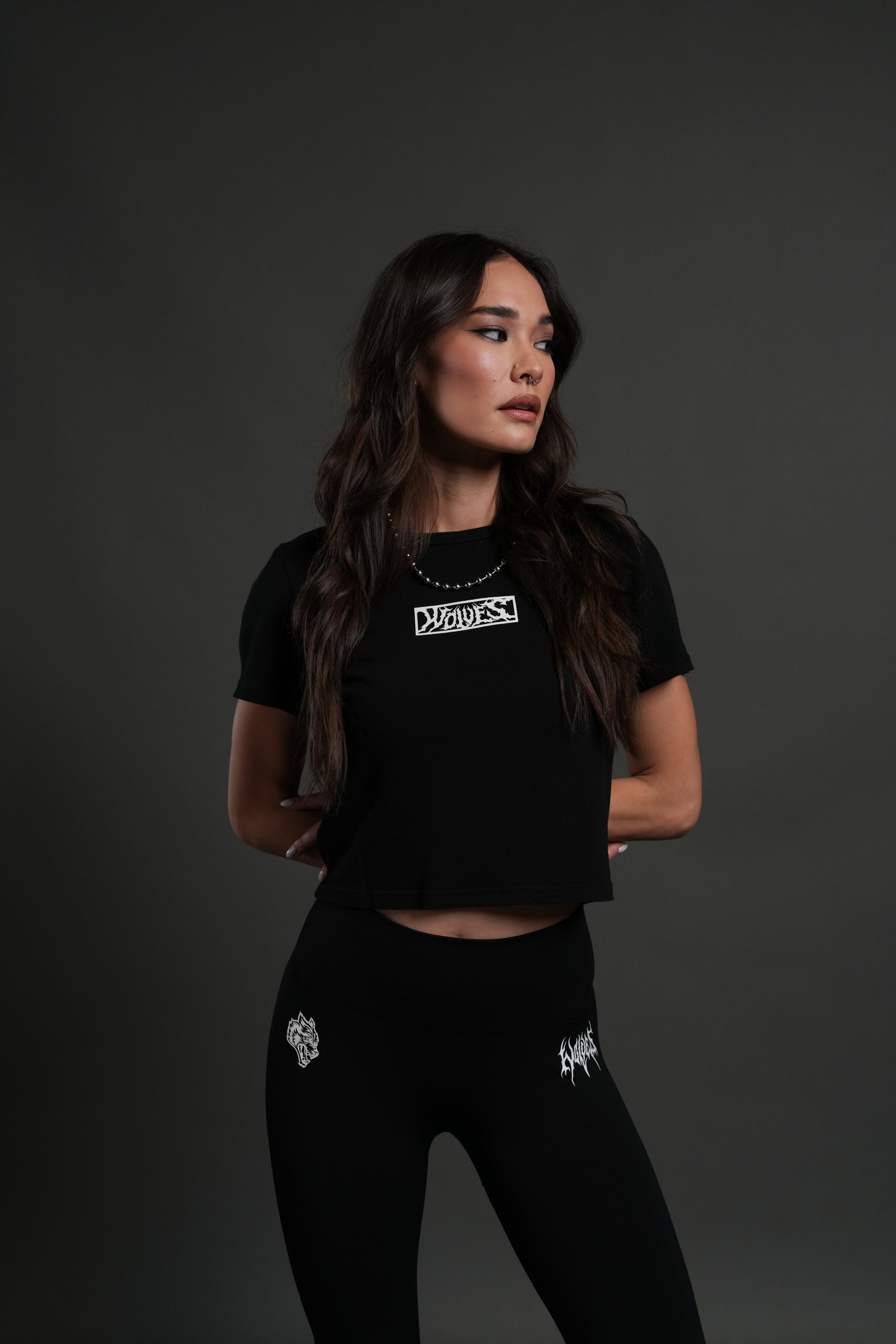 Midnight Wolves "Timeless" Tee in Black