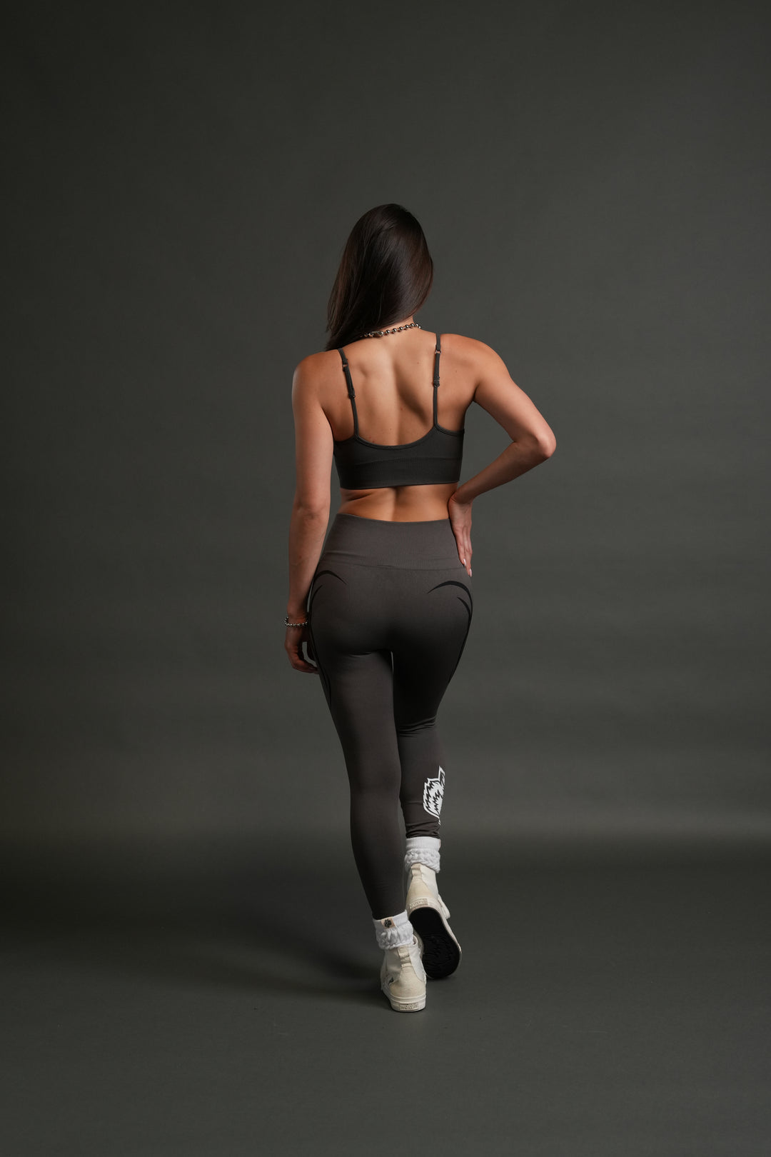Finite Code Loyalty "Everson Seamless" Leggings in Wolf Gray