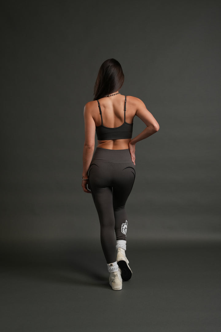 Finite Code Loyalty "Everson Seamless" Leggings in Wolf Gray